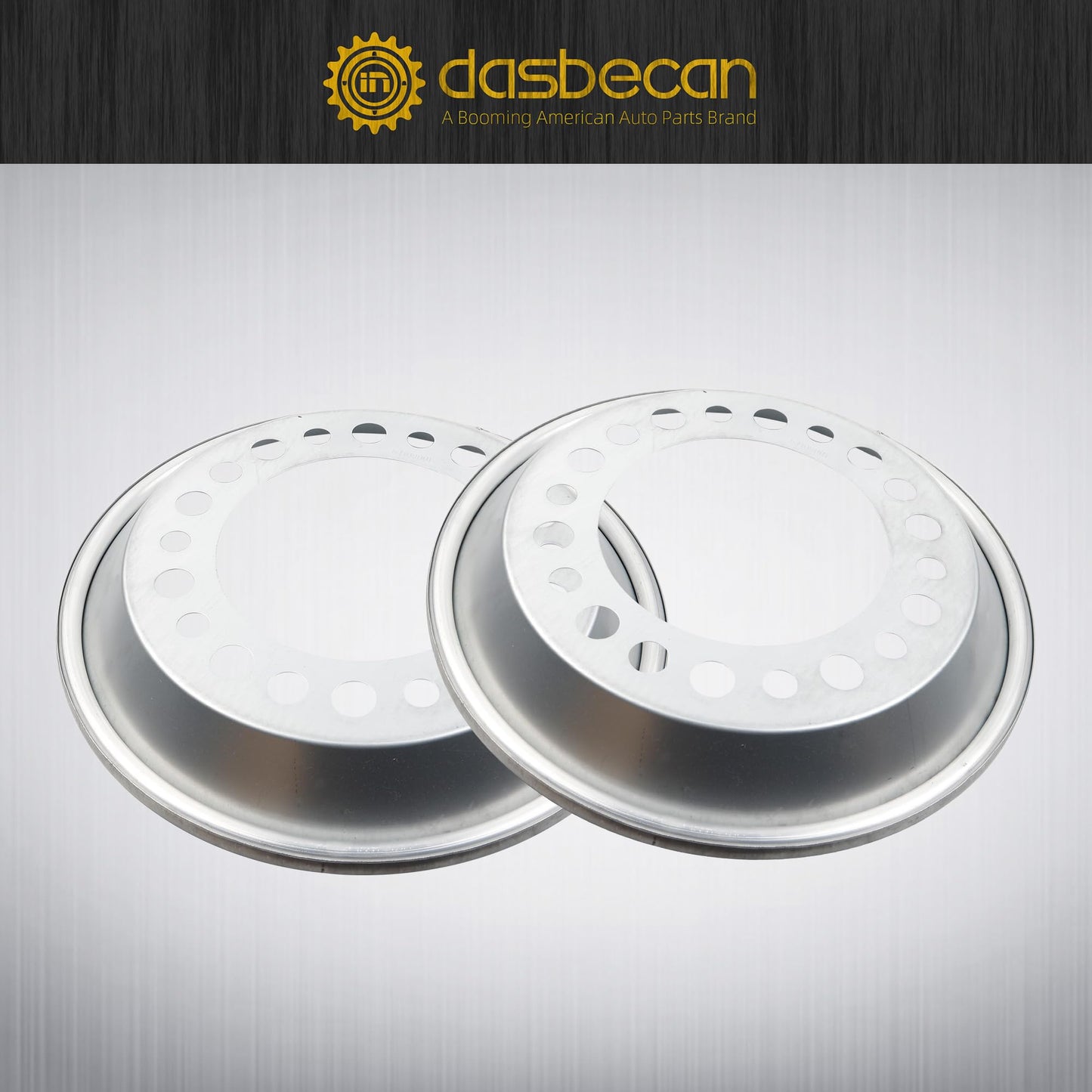 Dasbecan 2 Pcs Auto Steer Wheel Automatic Balancers Compatible with 22.5-24.5" Wheel, Centramatic Aluminum Wheel Balancers, Replace# 800-822