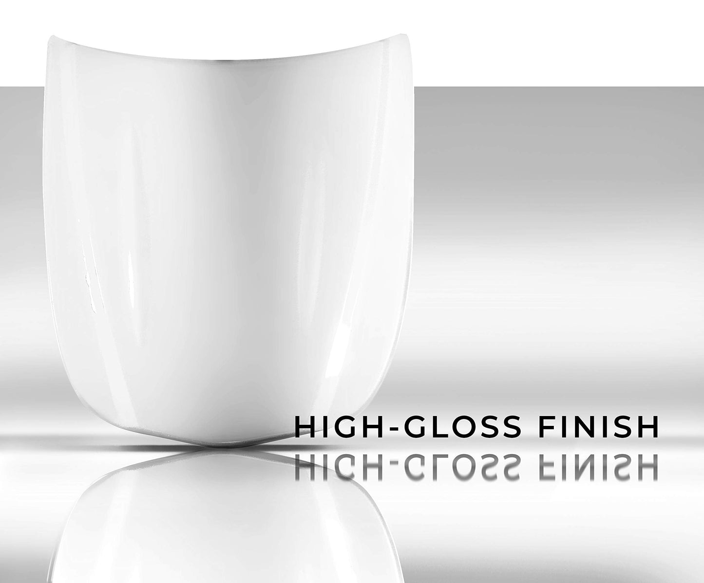 VViViD+ Ultra Gloss Premium Vinyl Car Wrap Film (50ft x 5ft, Gloss White)