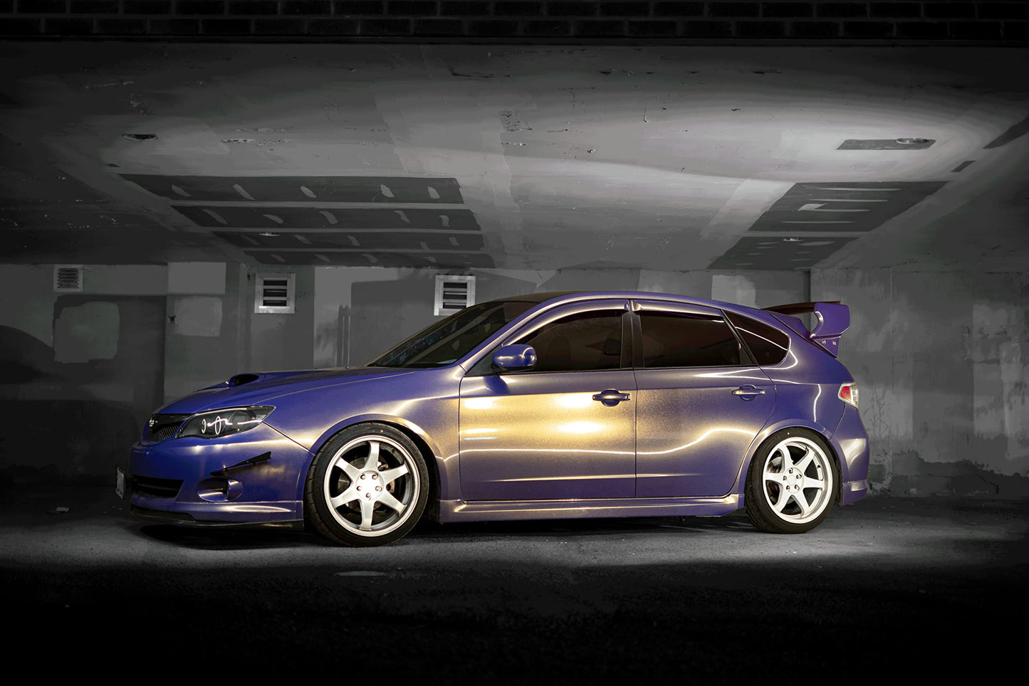 VViViD+ Gloss Galaxy Purple Premium Vinyl Wrap Film (25ft x 5ft)