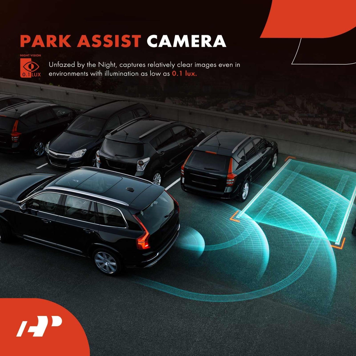 A-Premium Park Assist Camera Rear View Backup Reverse Camera Compatible with Select Nissan Models - 2011-2015 Rogue, 2014-2015 Rogue Select - Replace# 284421VK0A