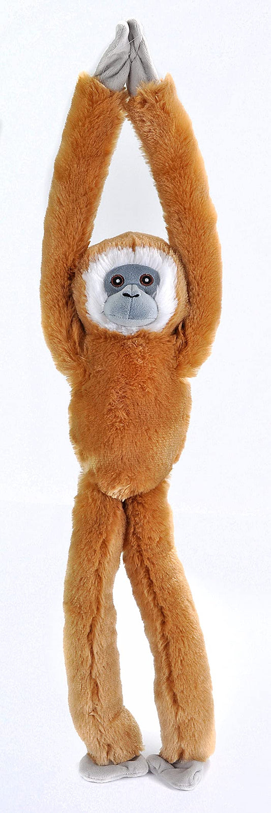 Wild Republic Ecokins Hanging Gibbon, Stuffed Animal, 22 inches, Gift for Kids, Plush Toy, Made from Spun Recycled Water Bottles, Eco Friendly, Child’s Room Decor