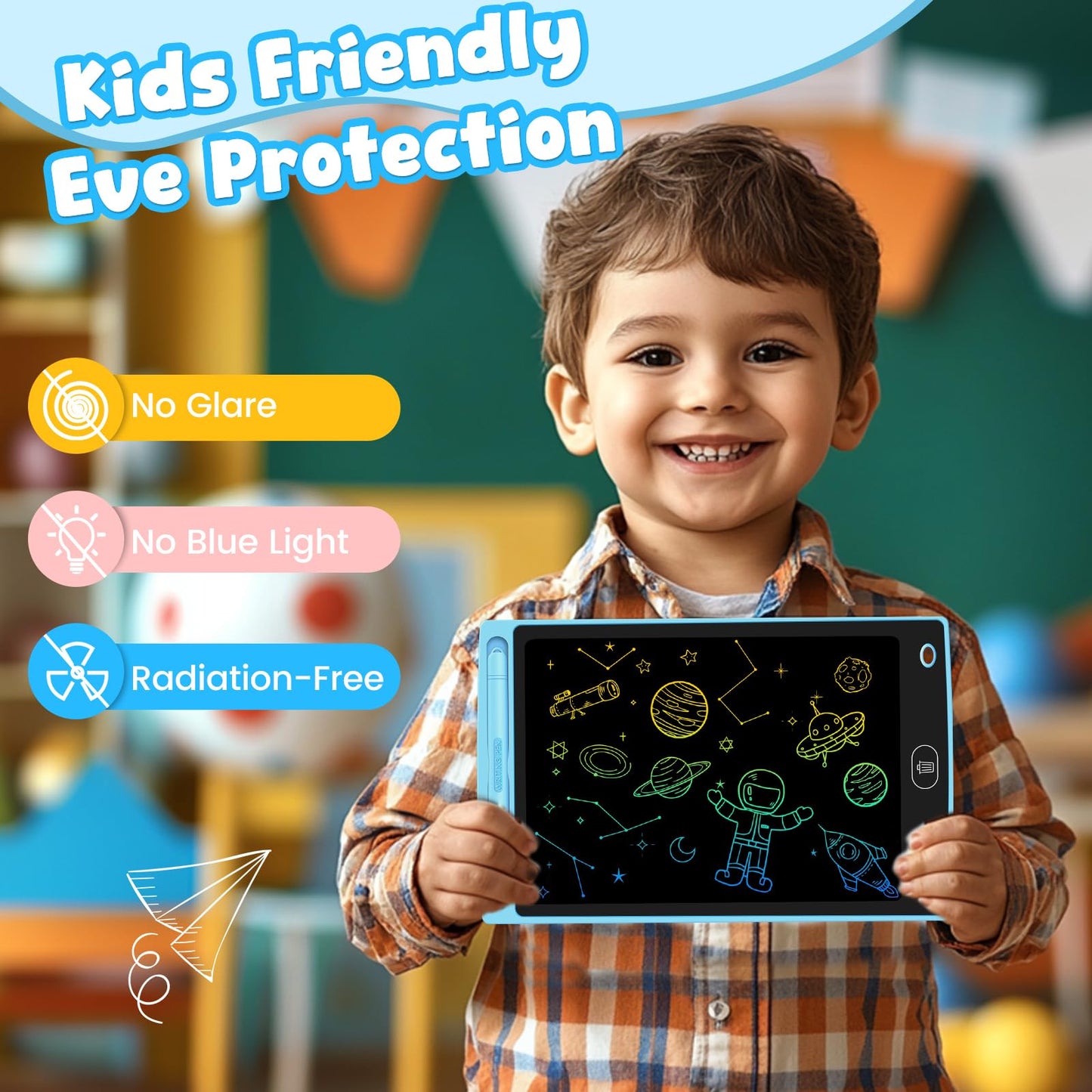 20 Pack LCD Writing Tablet for Kids - Erasable and Reusable Toddler Doodle Board in 8.5 inch, Ideal Drawing Pad for Learning Toy for Ages 3-8, Gift for Girls Boys (20 Pack)