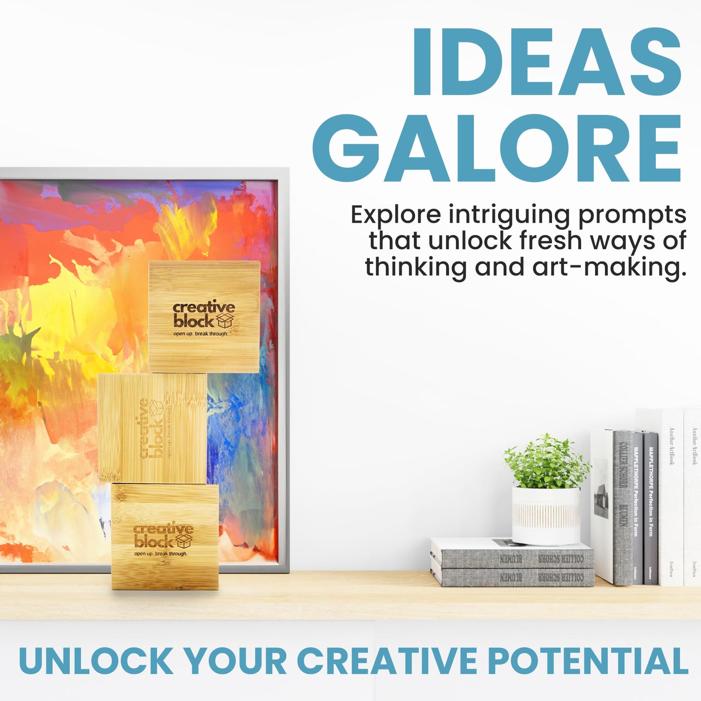 Creative Block Cards for Writers, Artists, Creators - 100+ Problem Solving Inspiration Thinking Card Suggestions from Neuroscientists, Mindfulness Experts - Prompts to Overcome Mental Blocks