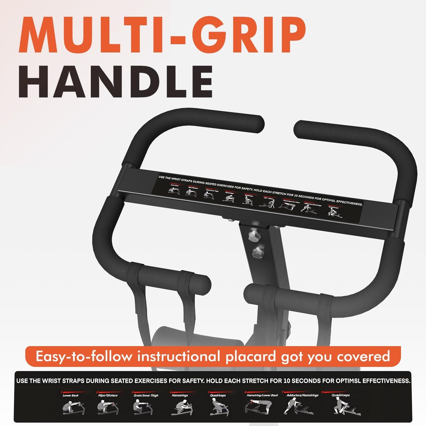GMWD Stretch Machine, Full Body Stretching Equipment for Lumbar Stretching, Adjustable Leg Stretcher Machine, Lower Back Pain Relief, Flexibility Trainer, Improved Posture Correction, Rehab