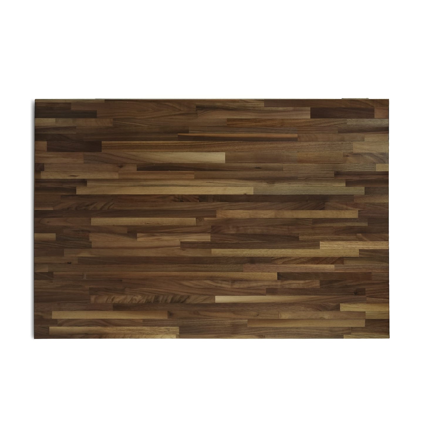CONSDAN Butcher Block Counter Top, Walnut Solid Hardwood Countertop, Wood Slabs for Kitchen, Reversible, Both Side Polished, Prefinished with Food-safe Oil, 1.5" Thickness, 42"x25"