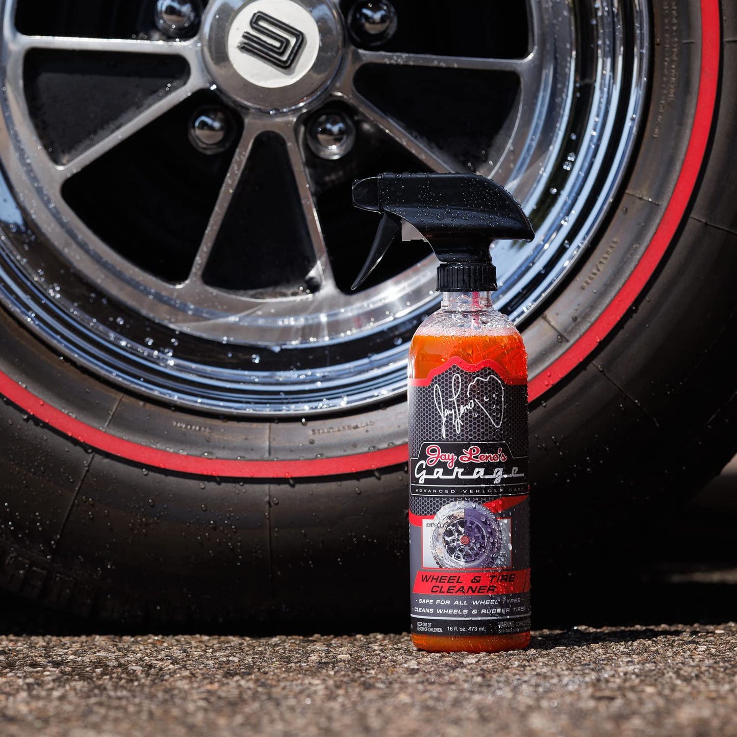 Jay Leno's Garage Ceramic Car Coating Kit – Car Wash Bundle with Ceramic Coating Spray, Car Ceramic Coating Products, Wheel and Tire Cleaner, Microfiber Towels, Applicators & Wash Mitt Detailing Kit