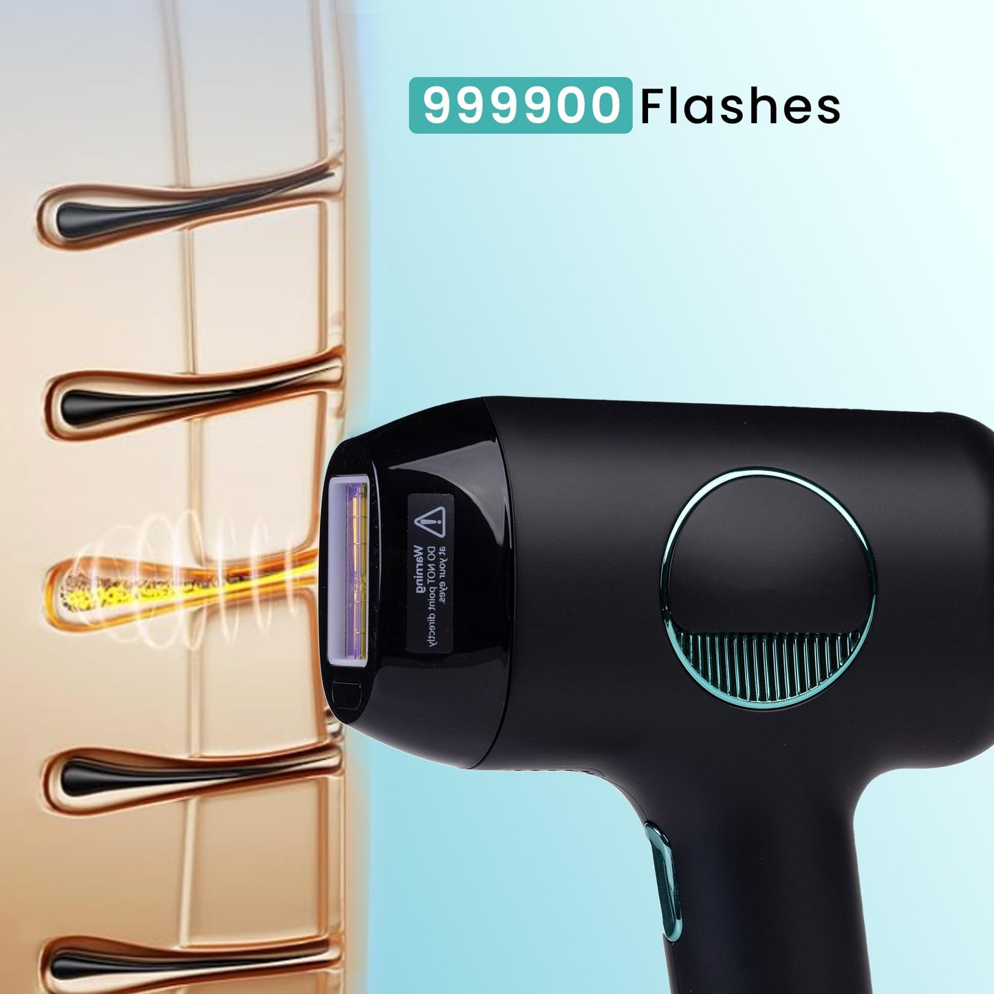 IPL Hair Removal, DermRays Laser Hair Removal, Permanent Reduction in Hair Regrowth for Women and Men, IPL Suitable for Skin Tone 1-5