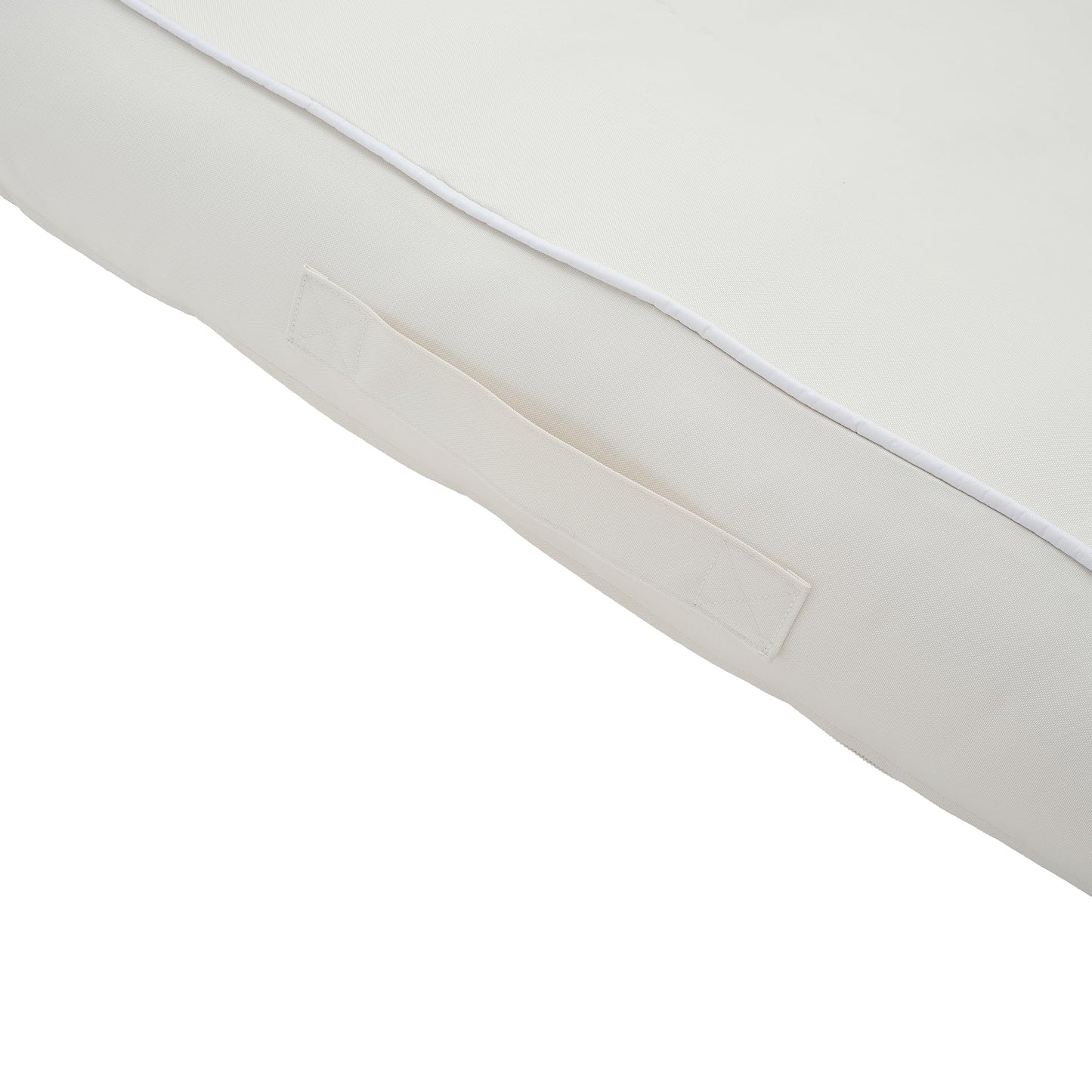 Casa Blanca Luxe Lie-On Lounger, Inflatable Float, Outdoor Use, Removable Cover, PVC/Polyester, 70.87 x 33.46 x 19.69 inches, 8.38 lbs