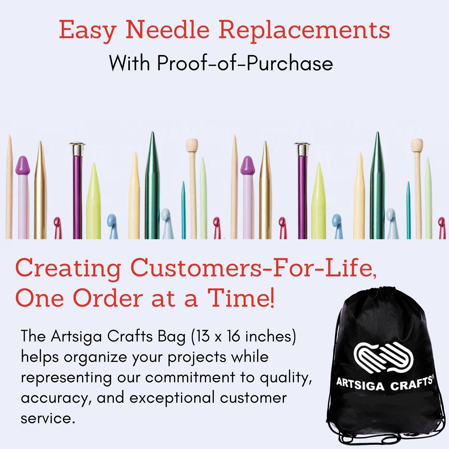 KnitPro Zing 5 inch Interchangeable Deluxe Set (Melodies of Life) with Project Bag