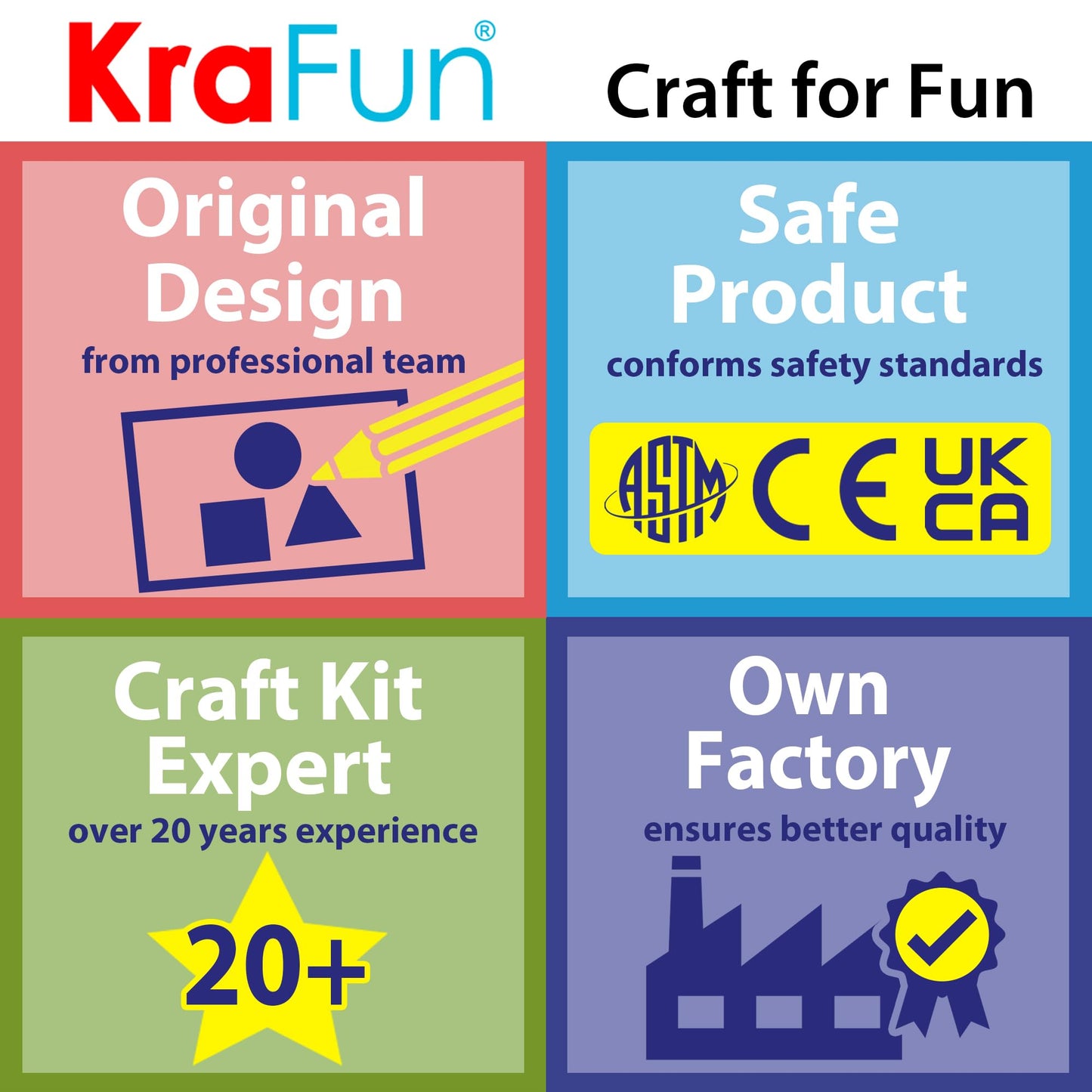 KRAFUN Safari Animal Preschool Arts & Crafts Lacing Kit, 10 Easy Lacing Cards for Toddlers Fine Motor Skills