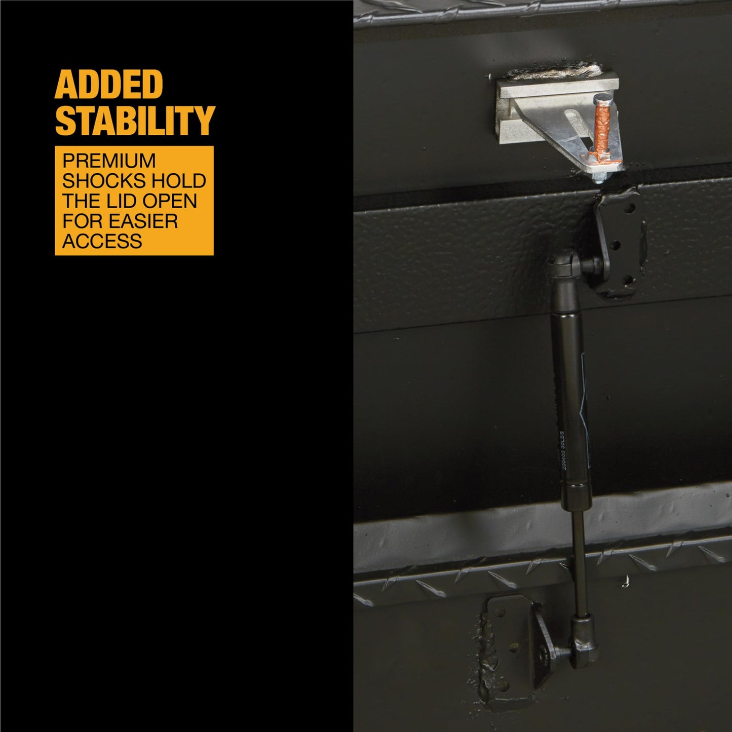 Northern Tool Side-Mount Truck Tool Box - Aluminum, Matte Black, Pull Handle Latch, 48in. x 11.5in. x 11in. Model Number 36212761