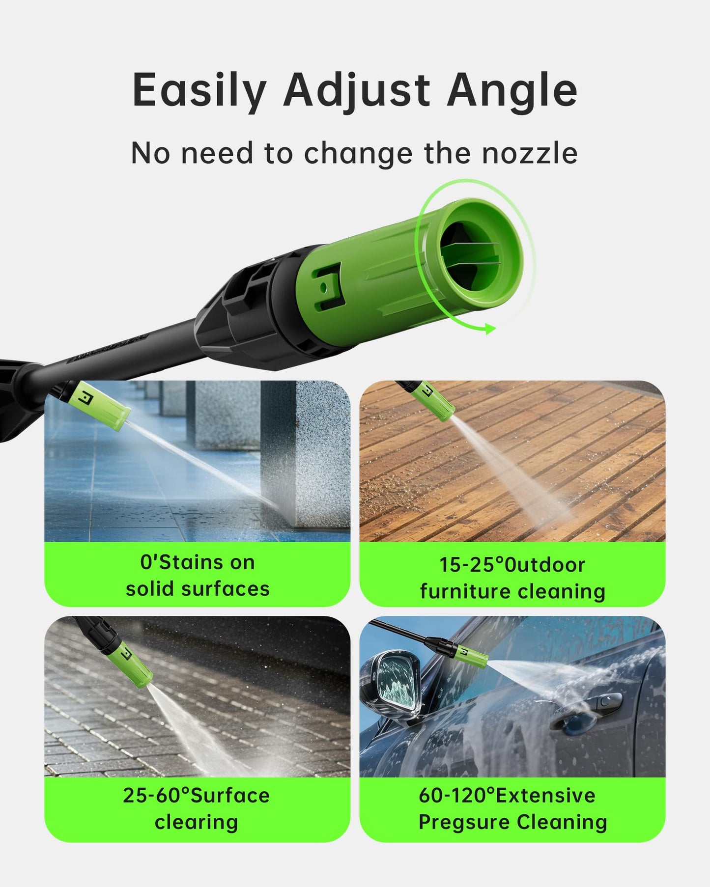 Pressure Washer, Patoolio Power Washers with Foam Cannon 4200PSI for Fences/Patios/Decks/Patios and Cars Powerwasher