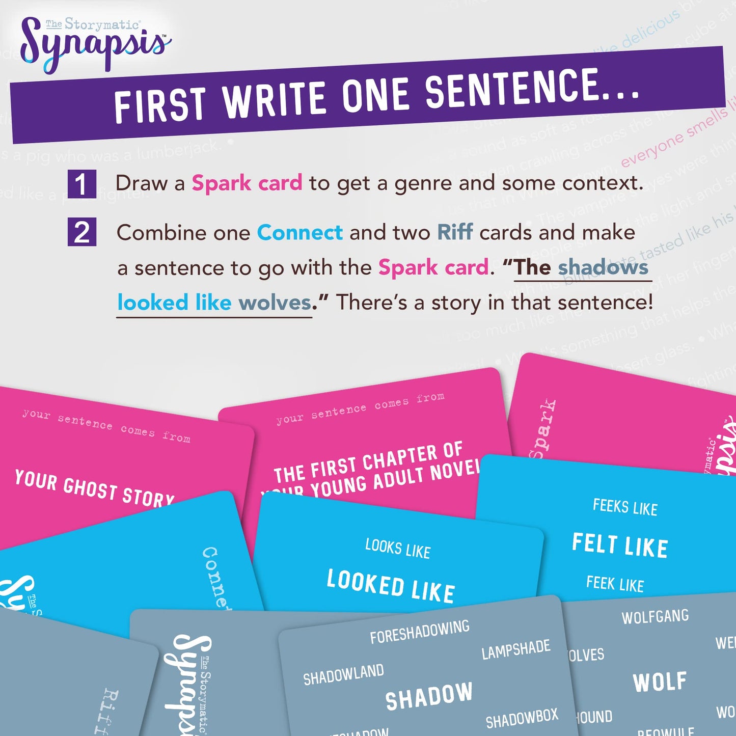 Storymatic Synapsis – Creative Writing Prompts for Adults and Young Writers – Storytelling Game