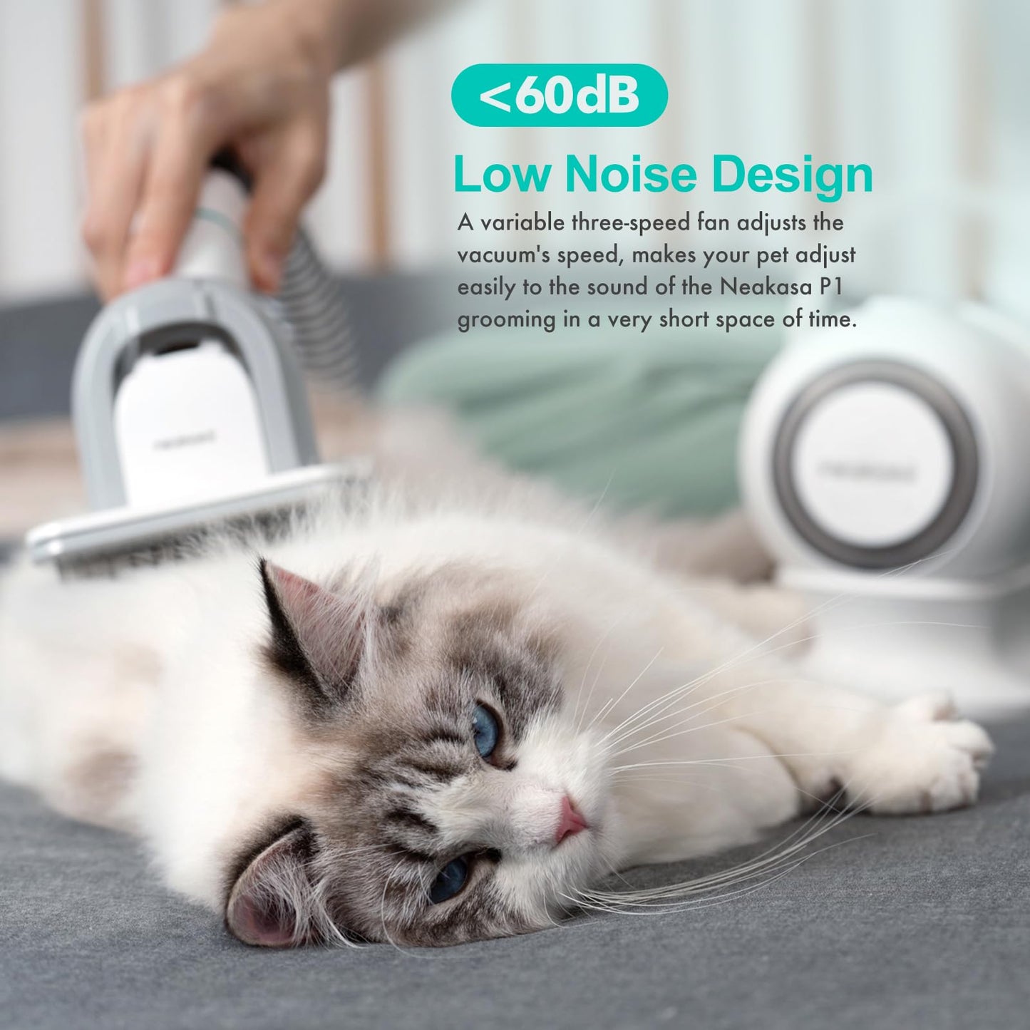 Neakasa P1 Pro Pet Grooming Kit with Sponge Filter, Clipper Blade and HEPA Replacement Kit