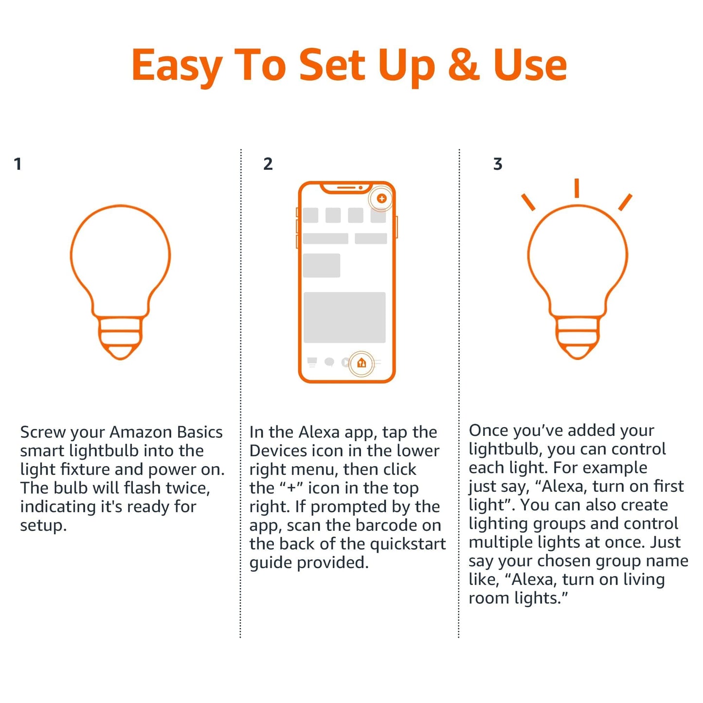 Echo Spot with Amazon Basics Smart Color Bulb