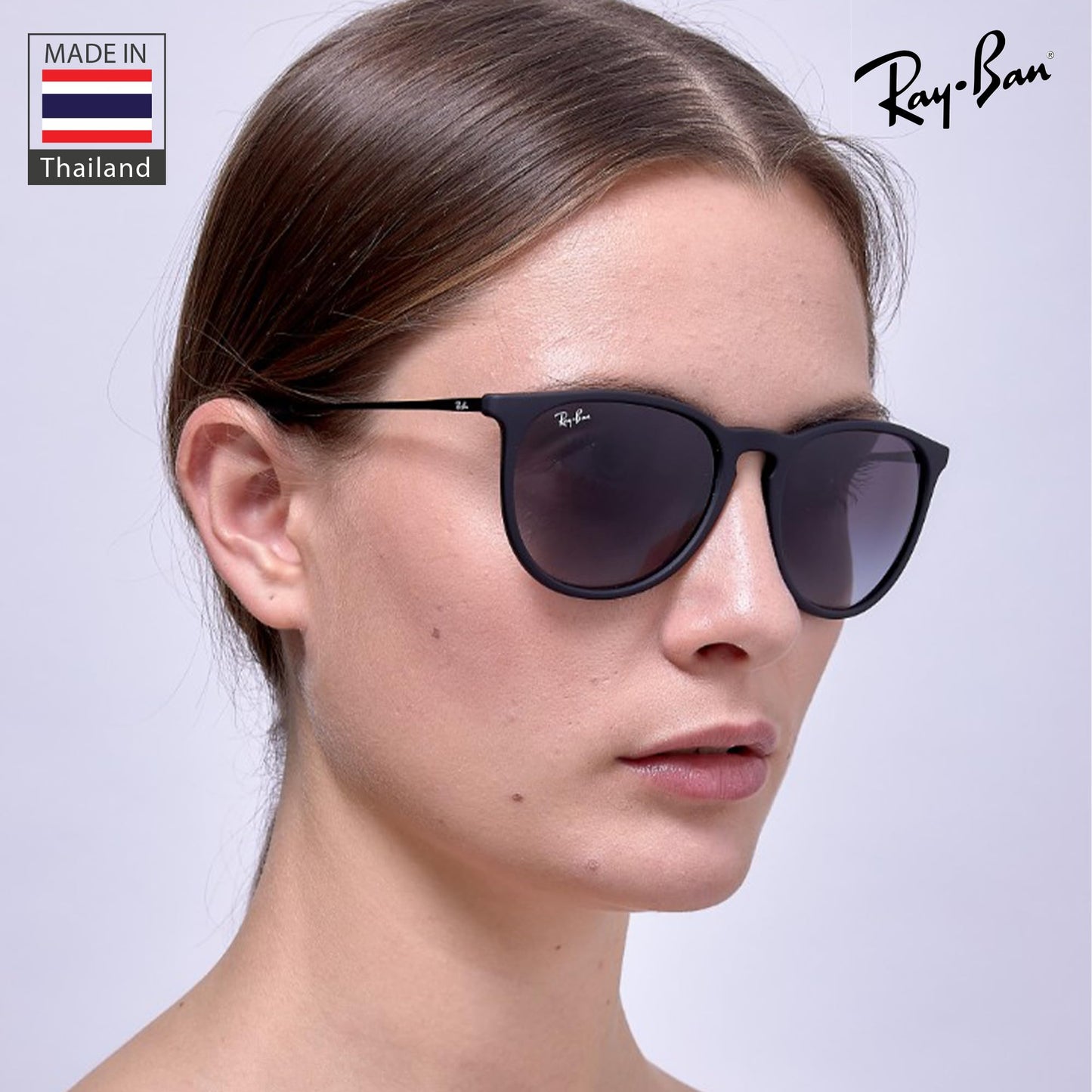 Ray-Ban RB4171F ERIKA CLASSIC Phantos Shape Sunglasses with Official Eyewear Kit