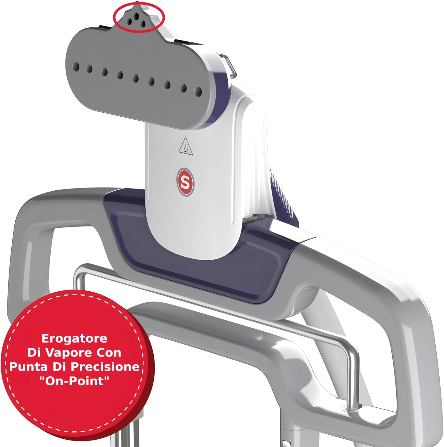 SINGER SteamWorks Pro 2.0 (1500W) | Standing Steamer for Clothes | 4 Steam Settings, Strong Penetrating Steam, 45 Second Heat-up & 2.5l Tank Capacity for Wrinkle-Free Results | White/Blue