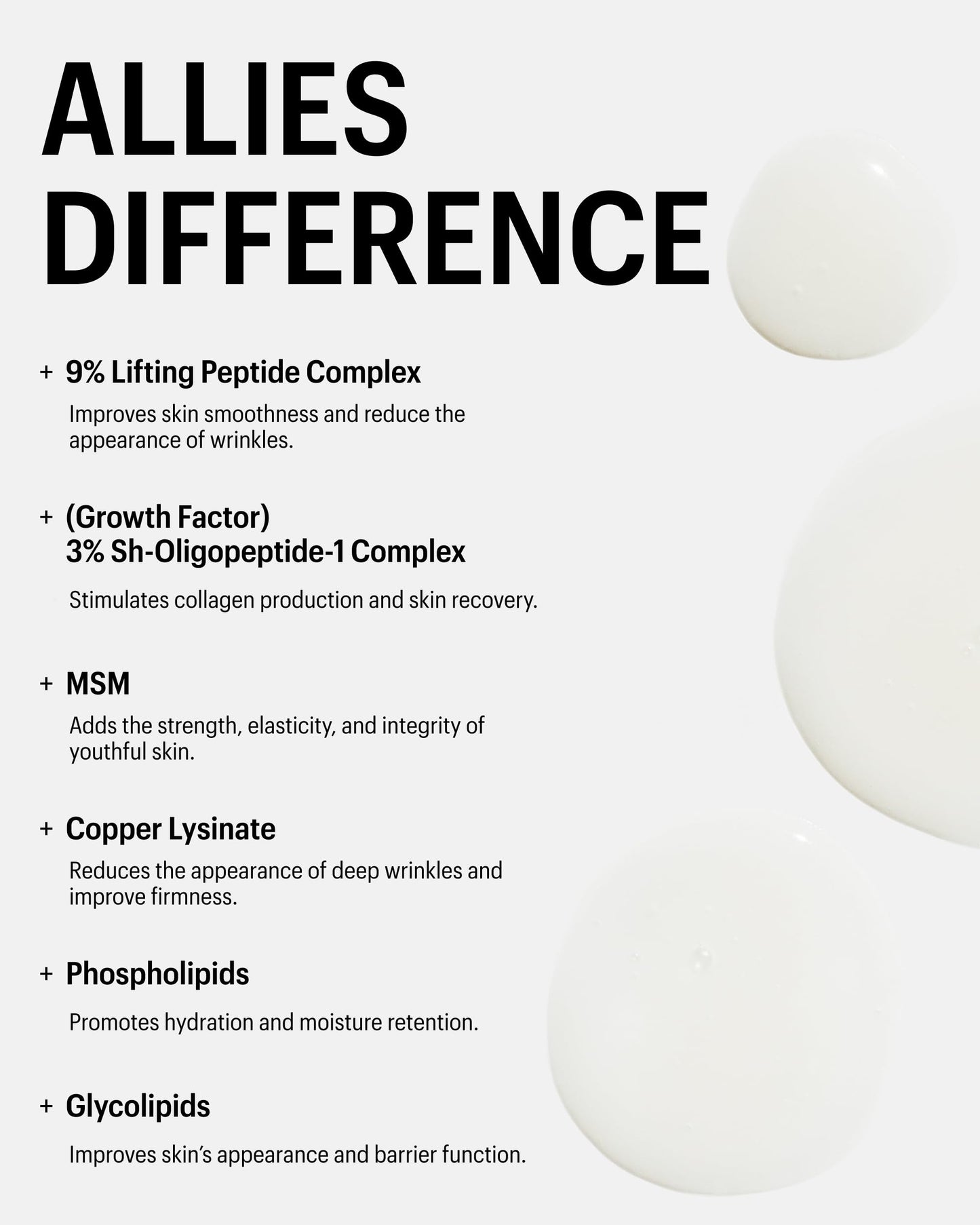 Allies of Skin Multi Peptides & Growth Factor Collagen Boosting Face Serum | Skin Tightening Anti-Aging Complex with 9% Peptides| Firms Sagging Skin & Visibly Reduces Wrinkles (1 oz)