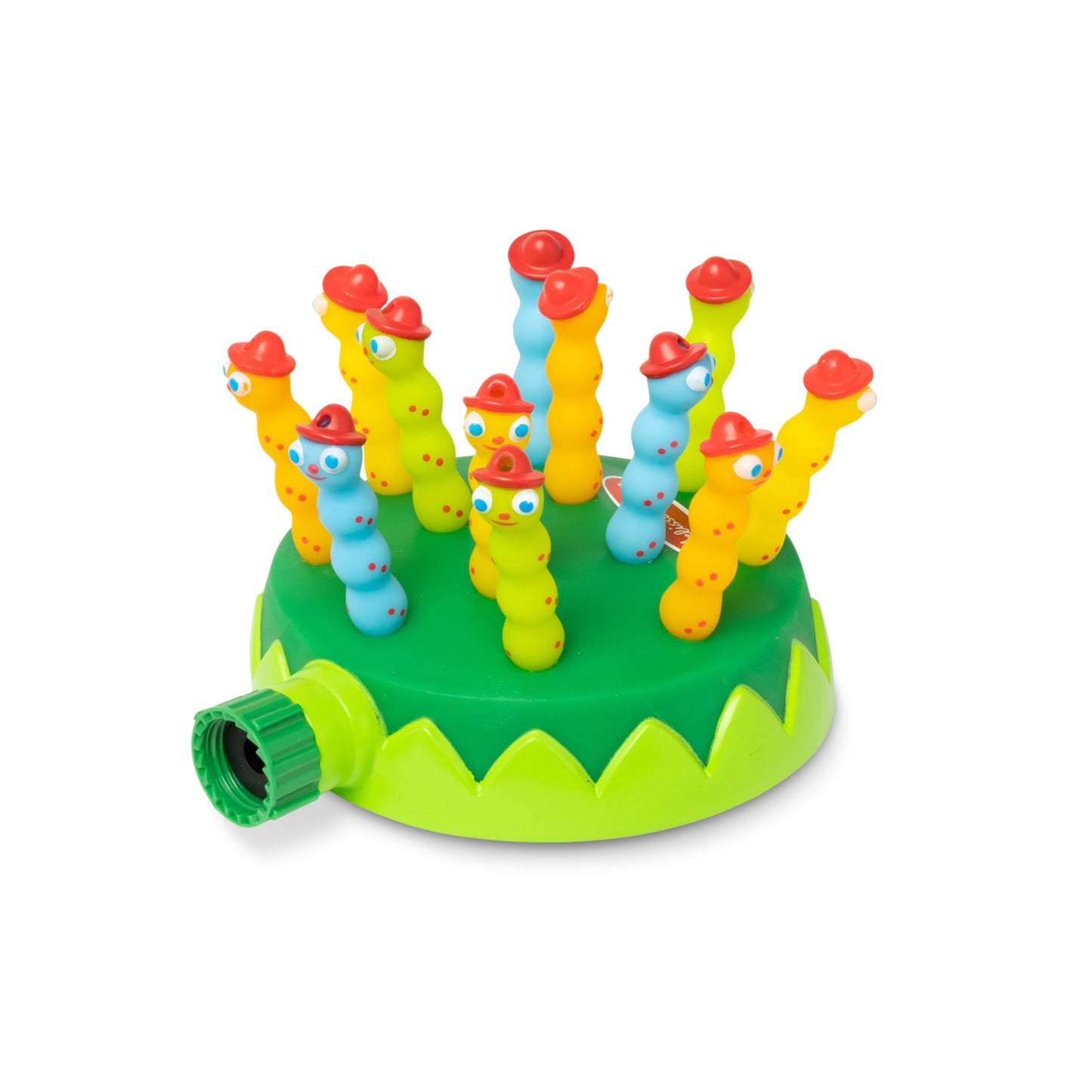 Melissa & Doug Splash Patrol Sprinkler Outdoor Water Toy for Kids - Water Sprinkler for Kids and Sensory Play, Connects to Standard Garden Hose, Ages 3+