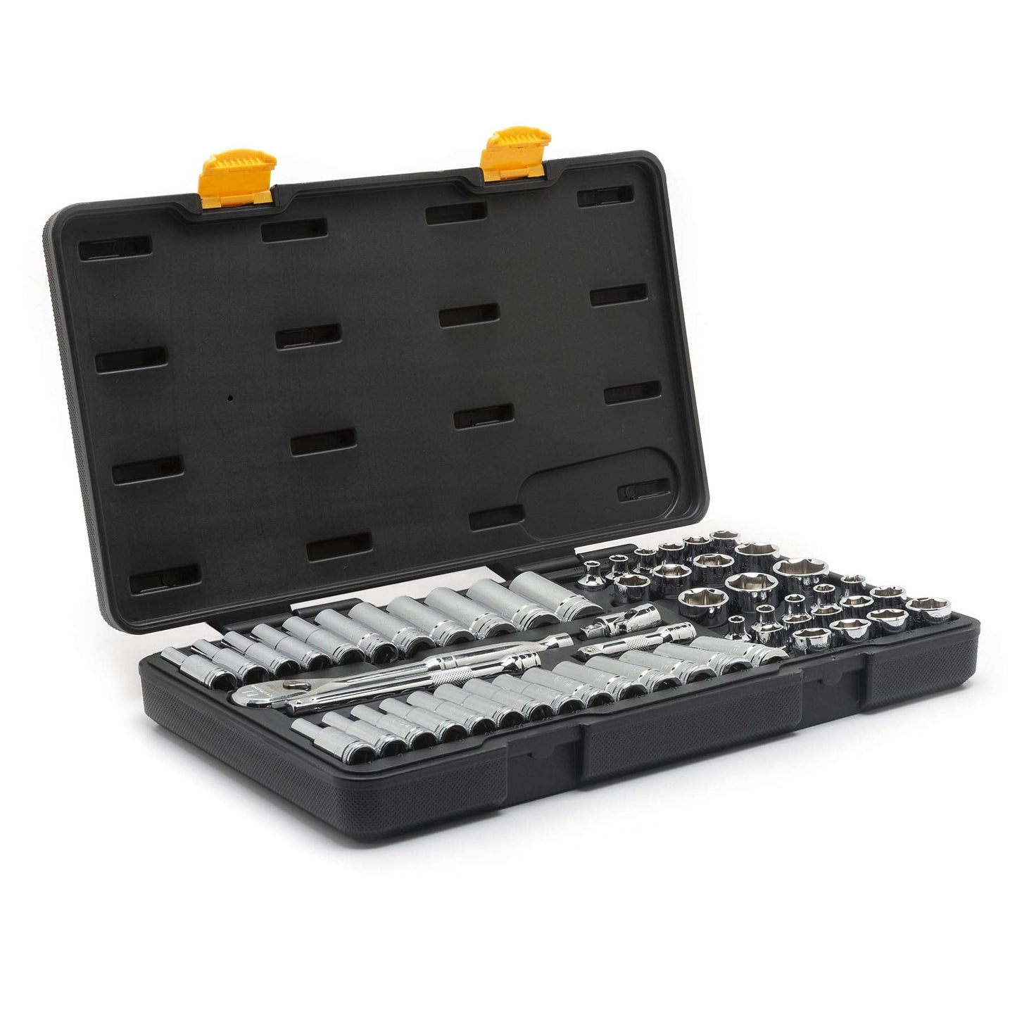 GEARWRENCH56 Pc. 3/8" Drive 6 Pt. 120XP Mechanics Tool Set, Standard & Deep, SAE/Metric - 80550P