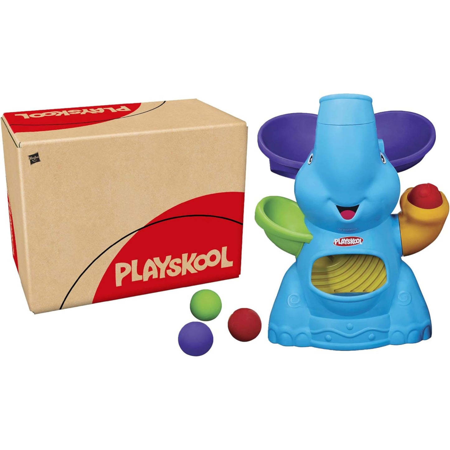 Playskool Poppin Park Elefun Busy Ball Popper Toy for Toddlers and Babies 9 Months and Up with 4 Colorful Balls for Active Boys and Girls (Amazon Exclusive)