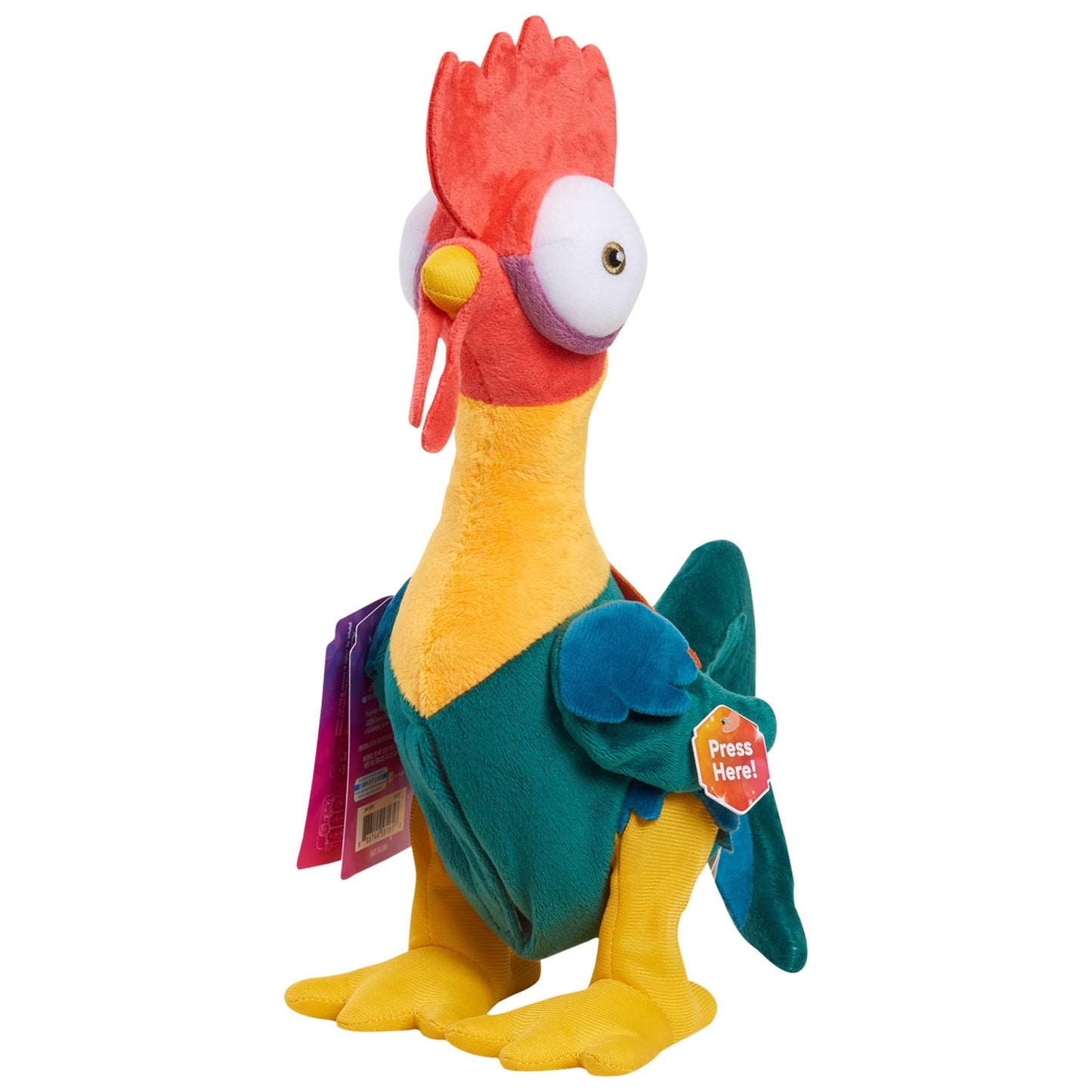 Moana 11-inch Hei Hei Feature Small Plush with Sounds and Dancing, Stuffed Animal, Pretend Play, Kids Toys for Ages 3 Up by Just Play