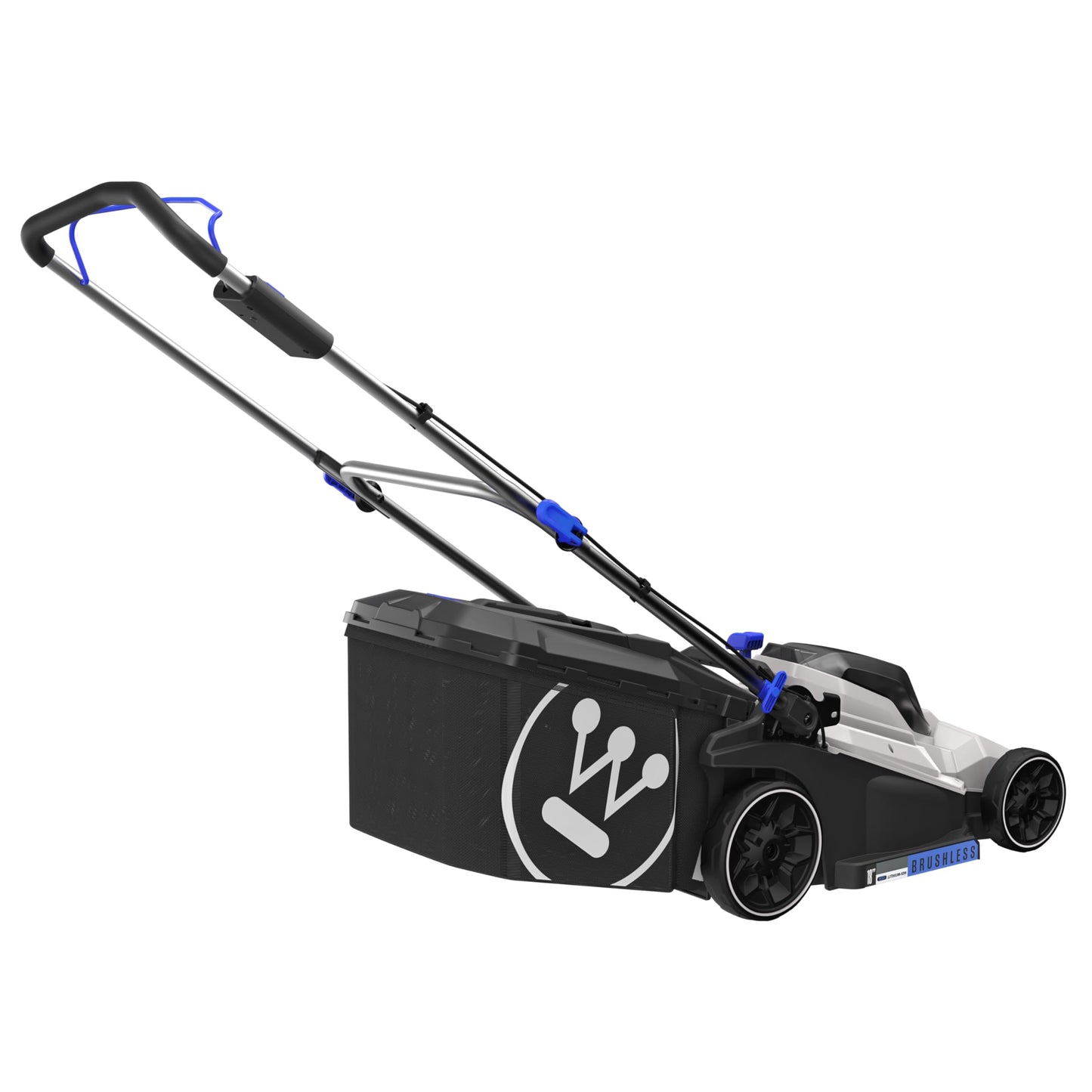 Westinghouse 40V 18 Inch Brushless Cordless (Push) Lawn Mower, 6 Height Positions, 2 4.0Ah Batteries and Charger Included
