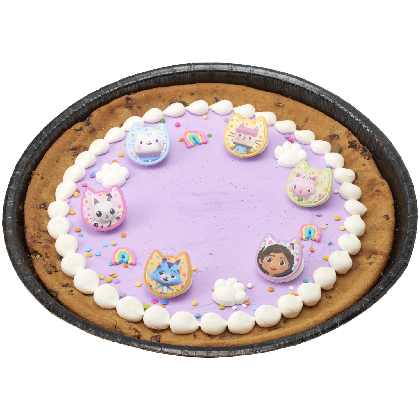 DecoPac DreamWorks Gabby's Dollhouse Rings, 72 Cupcake Decorations Featuring Gabby, Pandy Paws, Irresistible Kitty Characters, and Super Fun Adventures! - 72 Pack