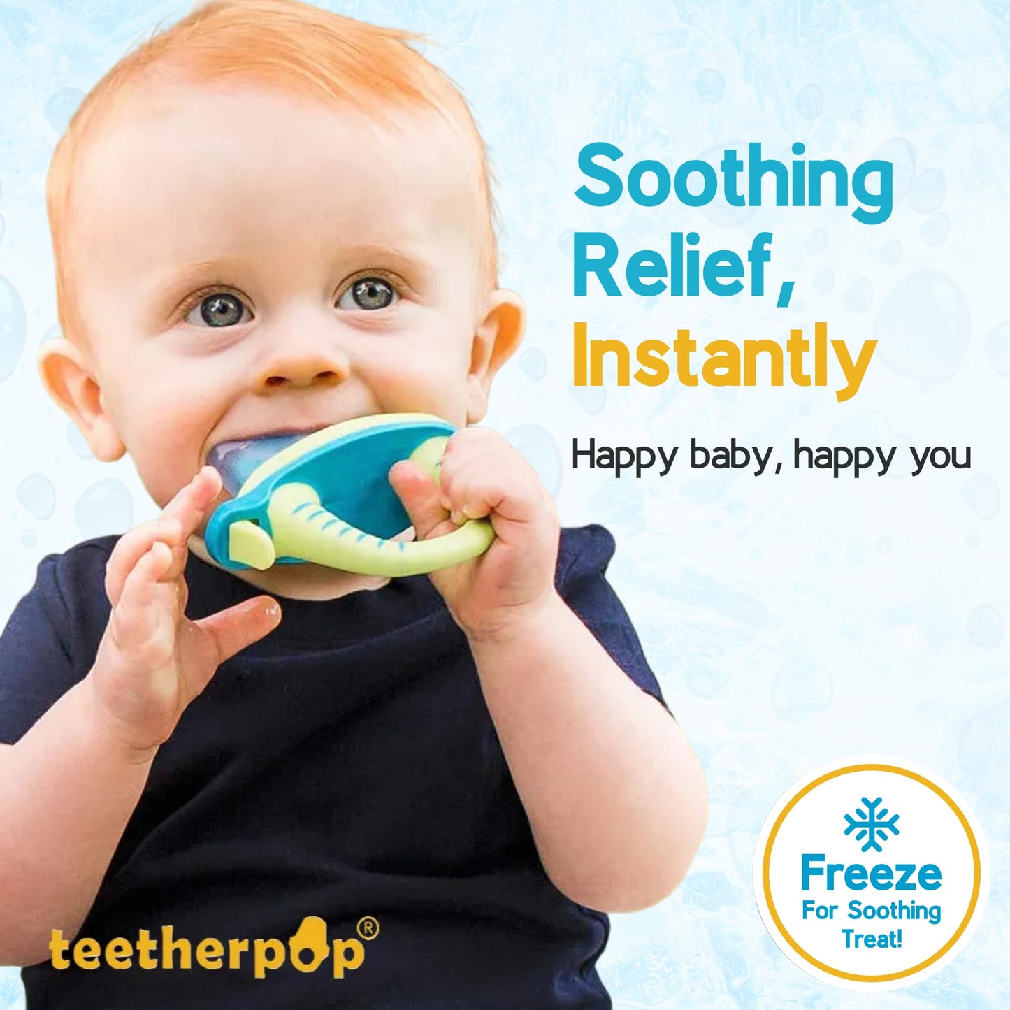 Teetherpop Fillable Freezable Teethers for Babies - Breastmilk Teether with Spill-Proof Sippy Slits – Teething Popsicle for Baby, Liquids & Purées, Cooling Teething Relief Feeder Pacifier - Pink Set