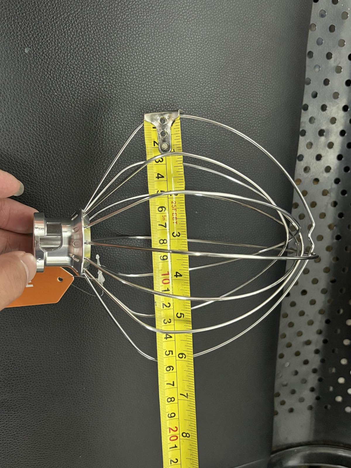 KN256WW 6 QT Wire Whip Stainless Steel for KitchenAid Stand Mixer Accessory Replacement, Egg Cream Stirrer, Cakes Mayonnaise Whisk