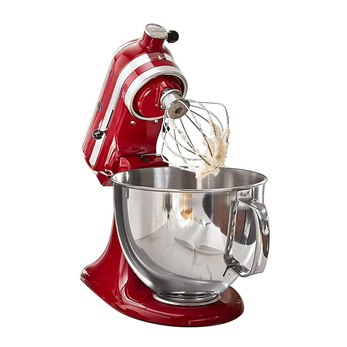 K45WW Stainless Steel 6 Wire Whip Attachment for KitchenAid 4.5-5 Quart Tilt-Head Stand Mixer Whisk Attachment for Whipping Egg Whites, Cream and Cake Batter, Fast Whisk Attachment fits