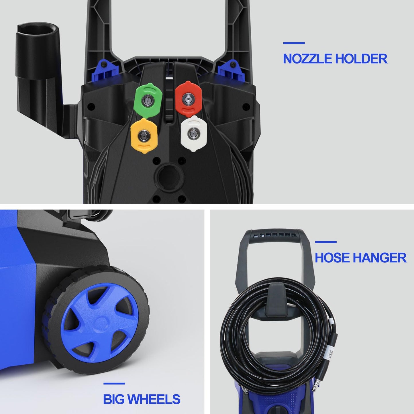 Pressure Washer Power Washer Car Cleaning Machine for Patio Driveway Home Outdoor