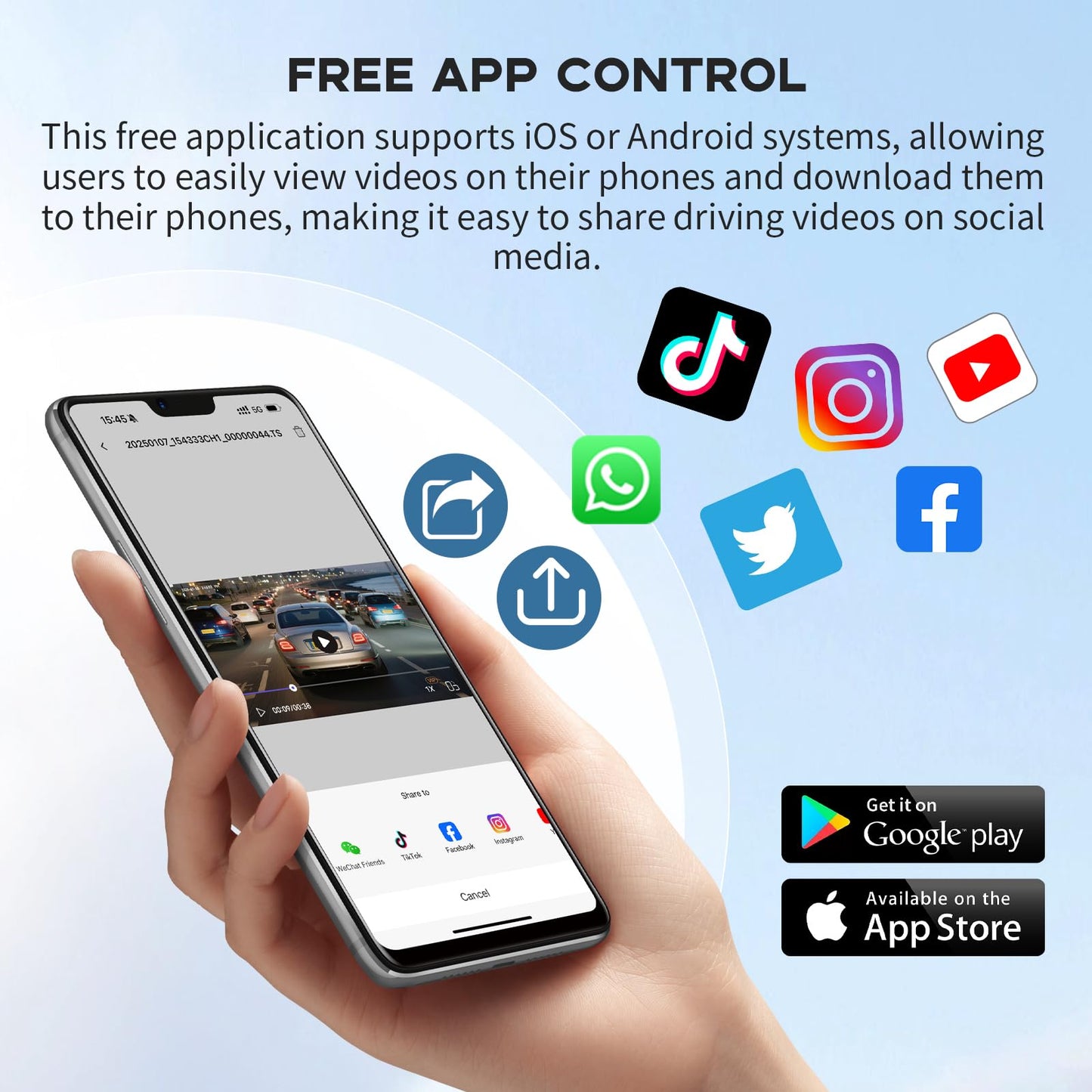 Largest 11.5" Portable Carplay Screen for Car, 4K Wireless Car Play & Android Auto, Upgrade Touchscreen with Dash Cam, App Control/Loop Recording/Backup Camera/Mirror Link/GPS/FM for All Vehicles