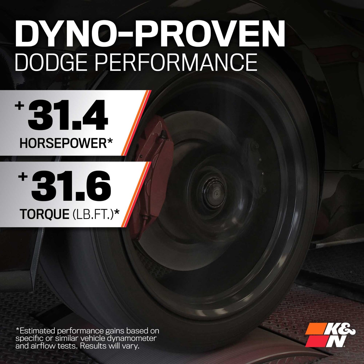 K&N Cold Air Intake System: High-Flow Air Filter, Increase Performance & Acceleration: Compatible with 2005-2019 Crysler/Dodge: 300C, Challenger, Charger, Magnum, 57-1542
