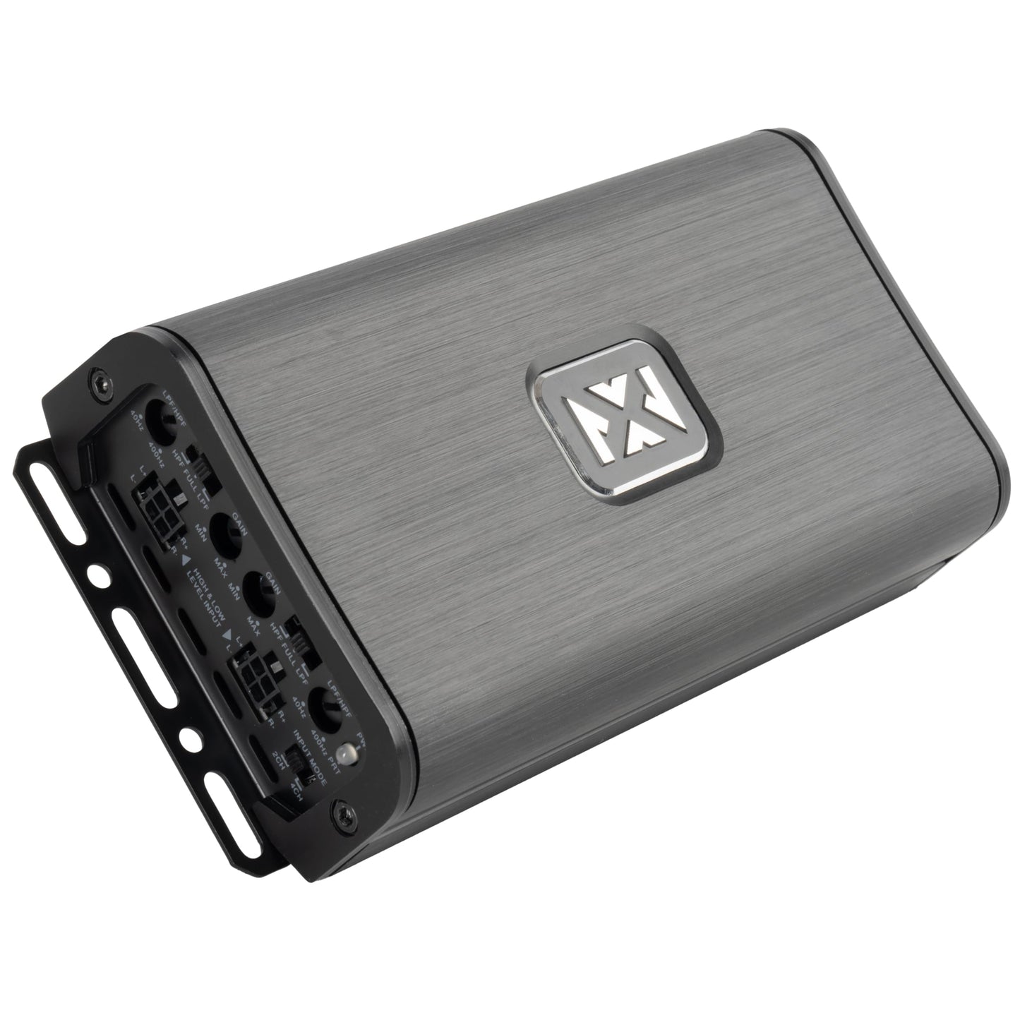 NVX VADM4 v2 Model 4-Channel Class D Amplifier 1000W Peak, 500W RMS, 2/4-ohm Stable, High/Low Pass X-Over, for Car/Truck/Marine/UTV/Motorcycle (VADM4v2)