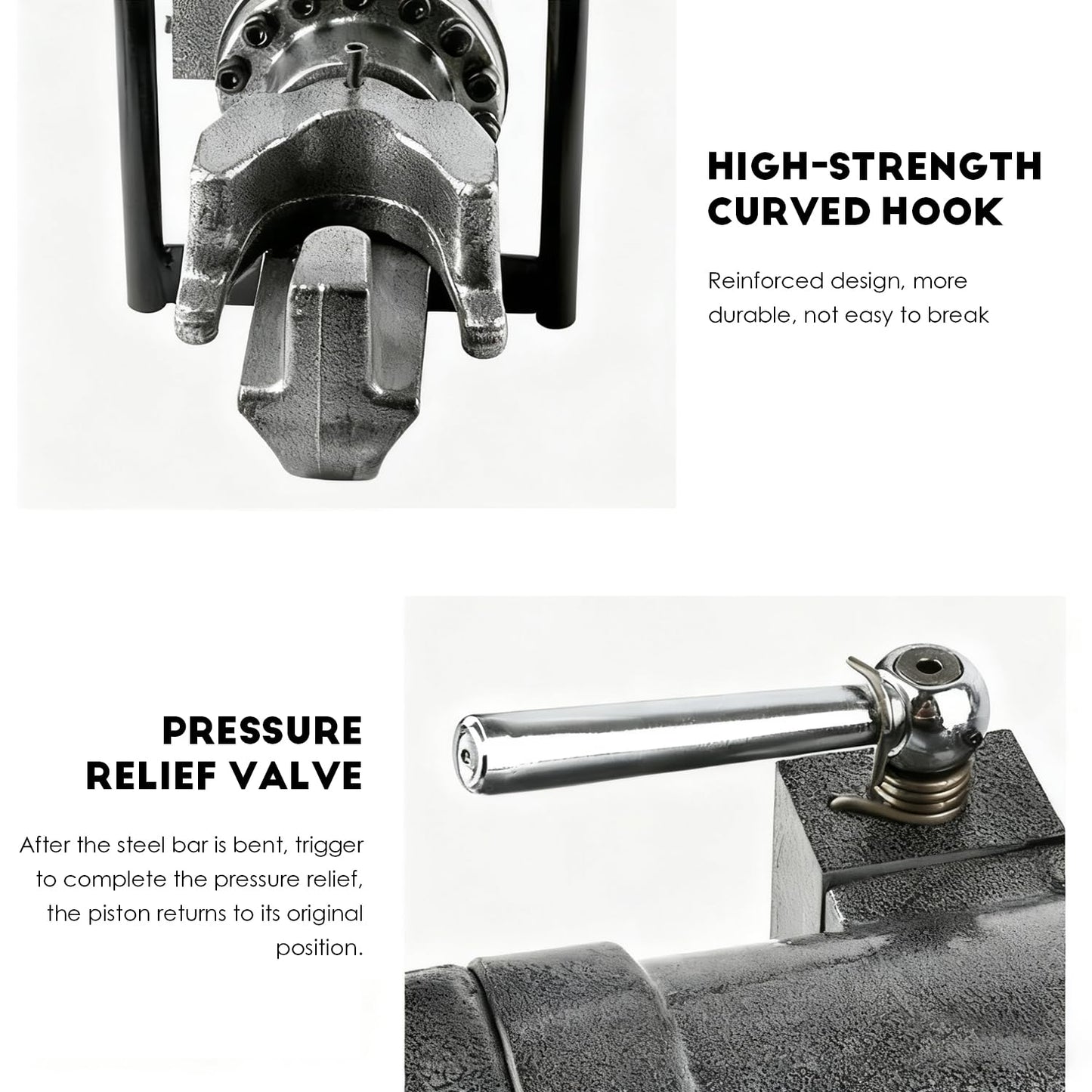 CGOLDENWALL 5/8" 16mm Electric Rebar Bender 1200W Handheld Rebar Steel Bending Machine for Bending Rebar Steel Rod