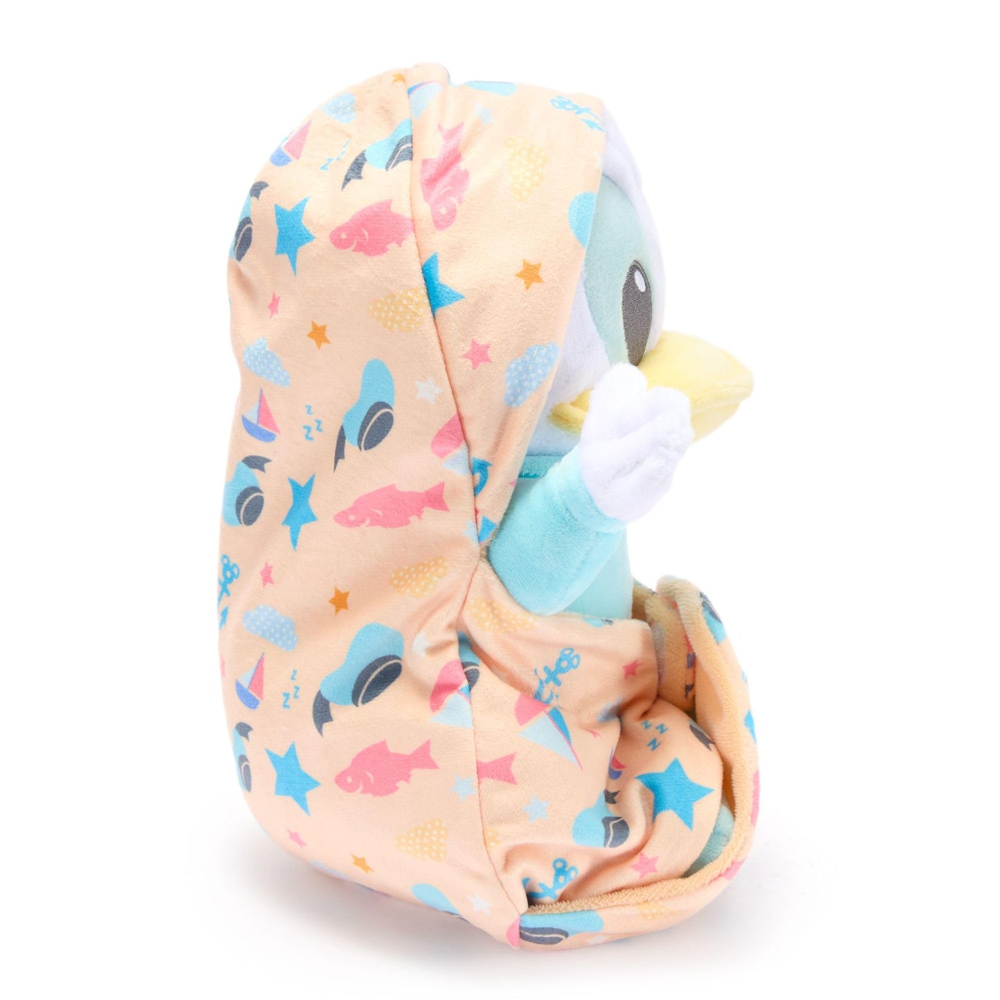 Disney Store Official Donald Duck Plush with Blanket Pouch - Disney Babies Plushy in Baby Swaddle - Toy for Those who Love Plush Figure Toys, Cute Plushies, & Baby Stuffed Animals - Small - 11"