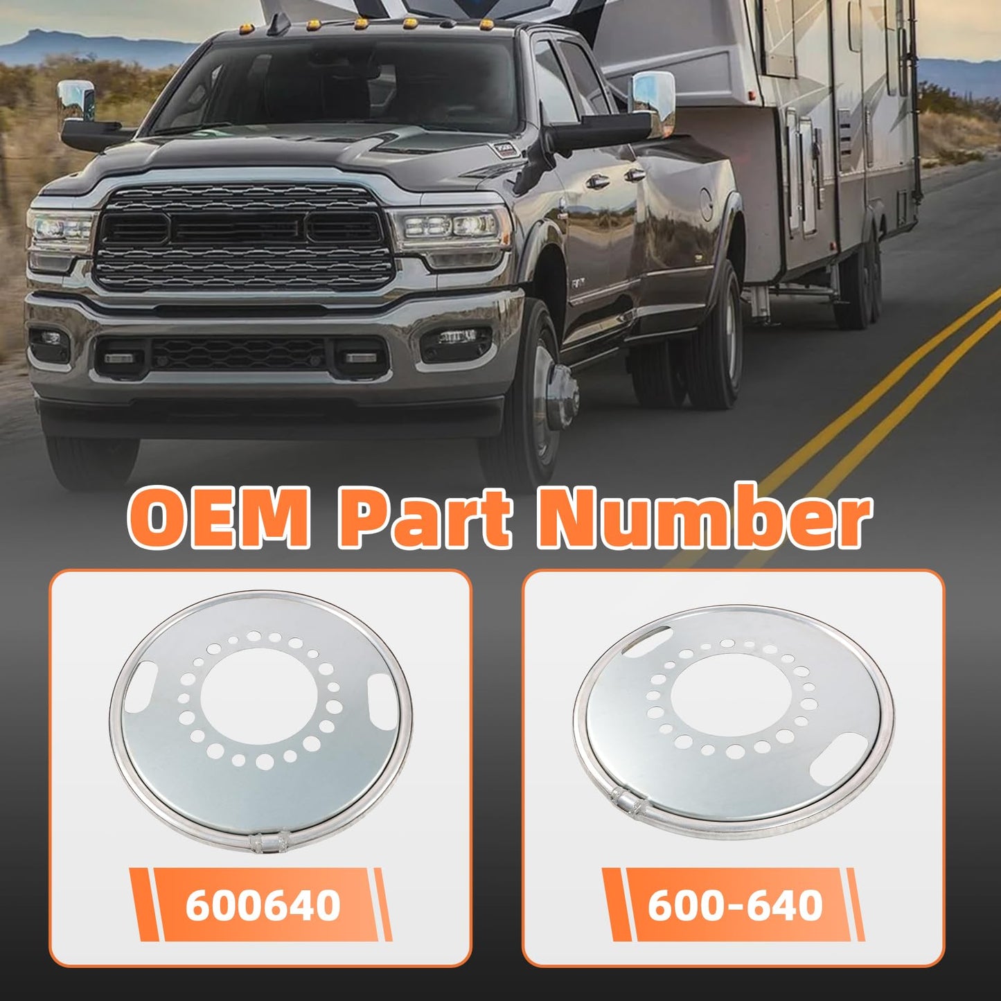 SleYuYir 2Pcs of 22.5" Steer Auto Wheel Balancer Compatible with Heavy Duty Trucks/Bus/Motorhome, OE# 600-640
