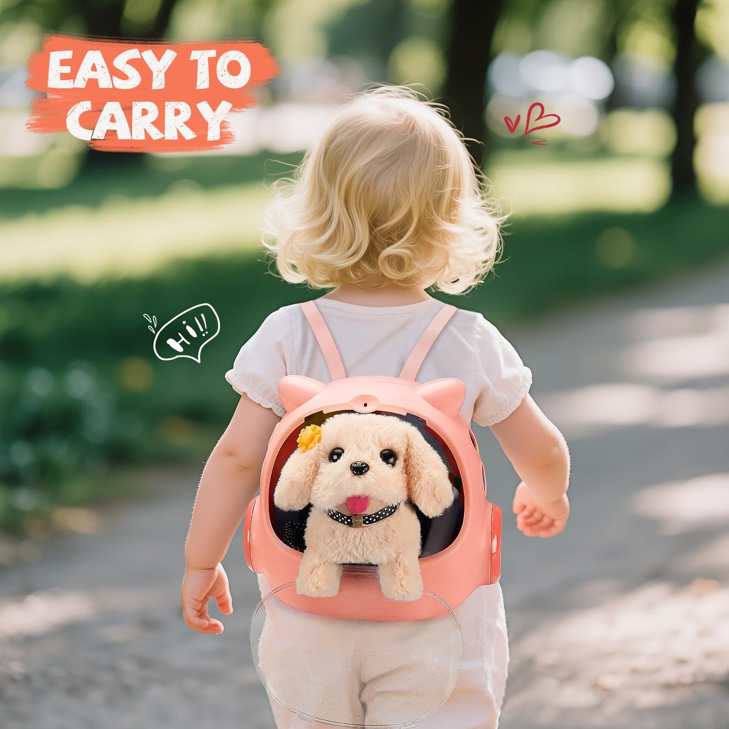 Vanvimen 16 Pcs Robot Dog Toys for Girls, Toys for 3 4 5 6 7 8 Year Old Girls Kids Boys, Realistic Robot Puppy Toy for 5-7 6-8, Ideas Birthday Gifts for Girl 3 4 5 6 Year Old