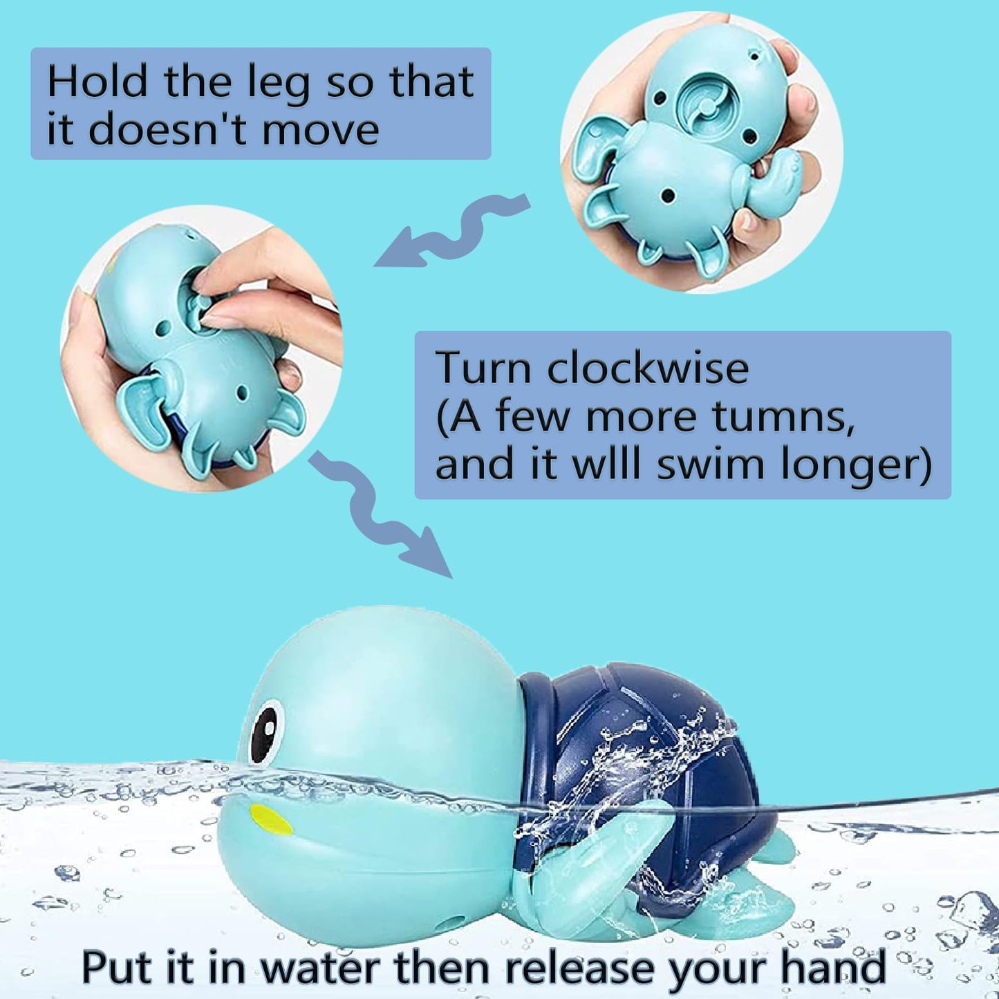 Mini Water Table for Toddler 1-3, Kids Play Sink with Running Water, Outdoor Toys for Kids Ages 4-8 with 360° Electric Faucet, Floating Fishing Game, Sensory Activity Kitchen Toy for Boys Girls