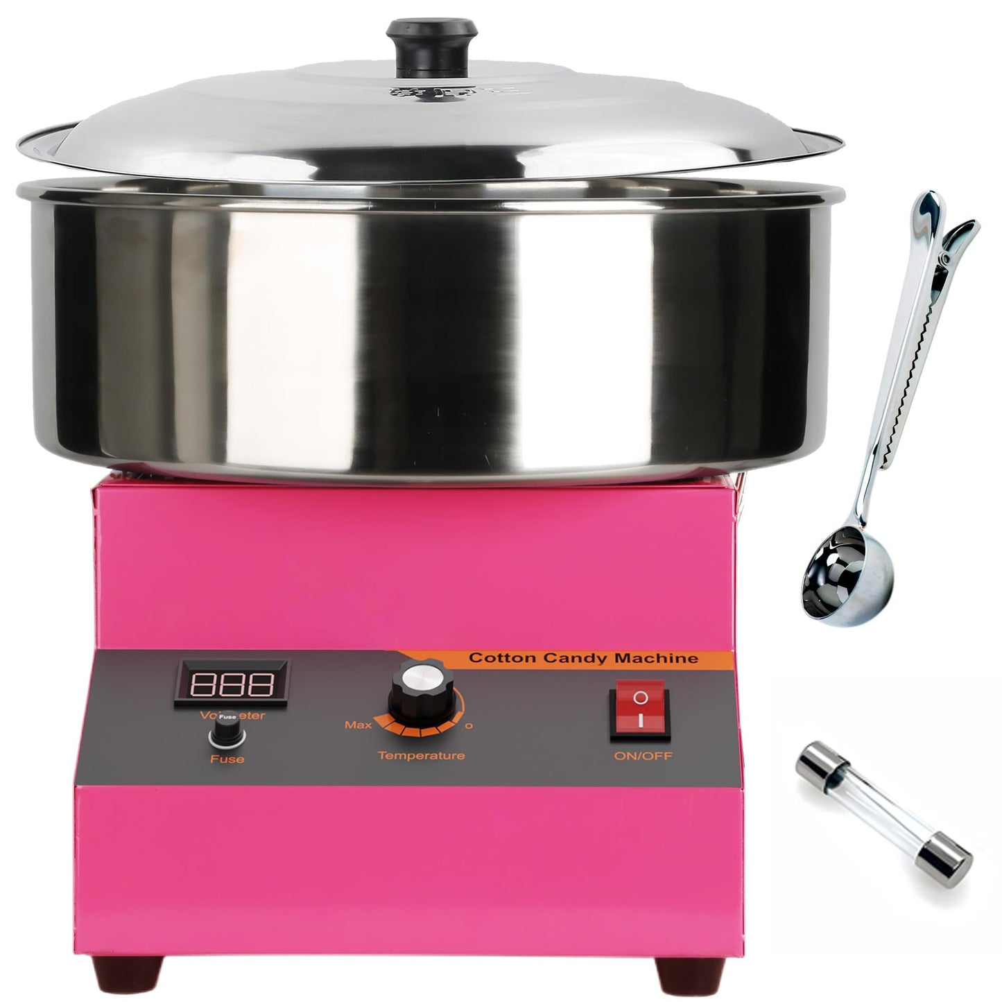 Cotton Candy Machine, Cotton Candy Maker, 1000W Electric Cotton Candy Maker Machine, Quick 3-4 Min Preheat, Commercial Cotton Candy Maker for Home, Events, Parties, and Small Business