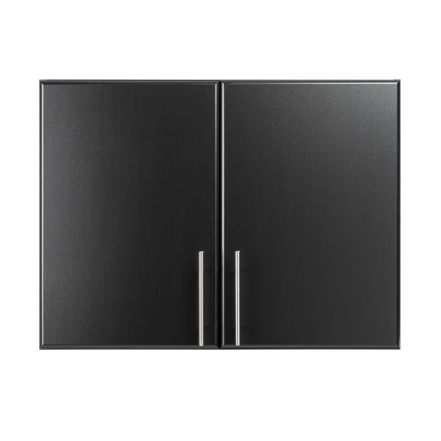 Prepac Elite 32” 2-Door Storage Cabinet, Wall Mounted Laundry, Kitchen & Garage Storage Cabinet with Adjustable Shelf, 32”W x 24”H x 16”D, Black