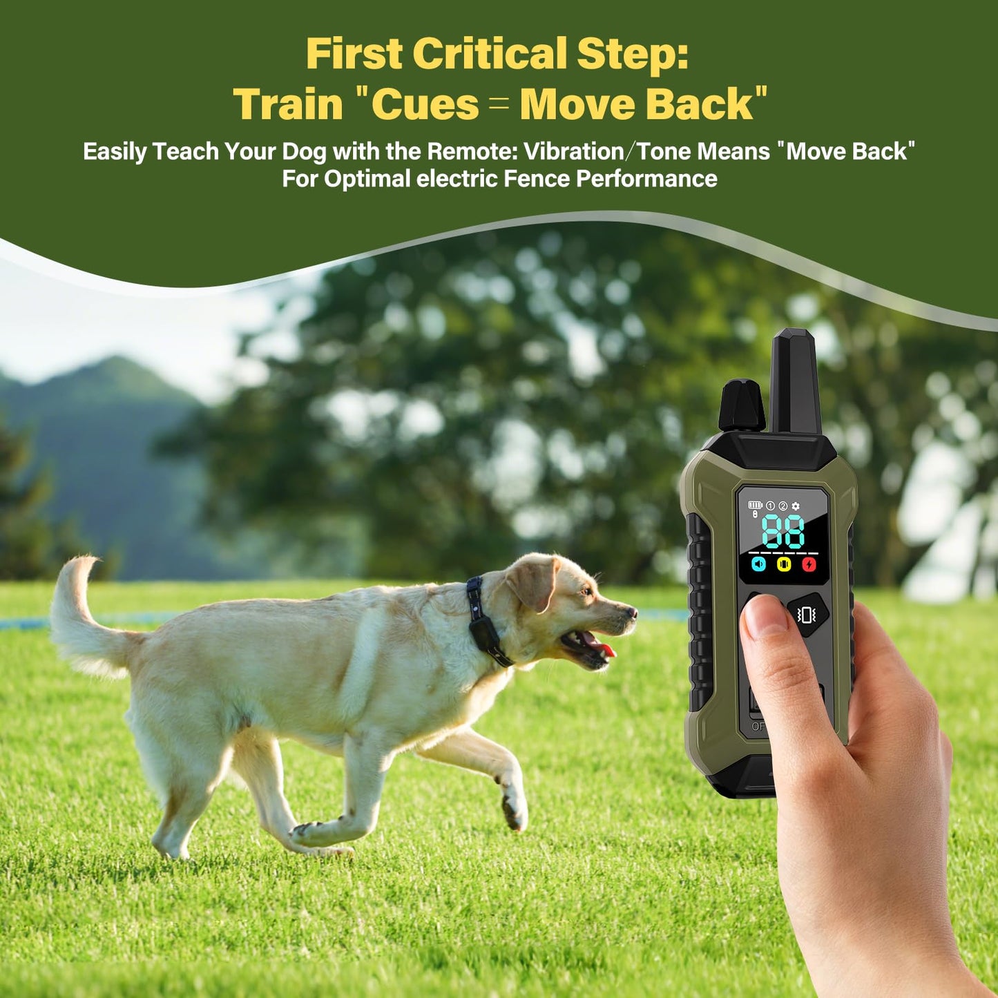 Lilyeel GPS Wireless Dog Collar Fence System - No Monthly Fee App Control, Custom Polygon Boundary & Remote Training, Free Phone Tracker for Up to 5 Pets, Virtual Electric Fence for Dogs, Dark Gray
