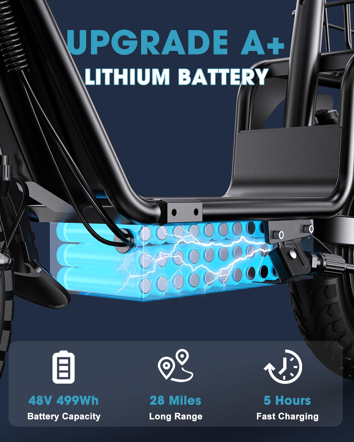 INSDRGN Peak 900W Electric Scooter for Adults with Seat, 48V 10.4Ah Li Battery, 28 Miles Range, 20MPH Commuter E-Scooter with Basket, Max 330LBS, UL2849 Certified, C14 Black