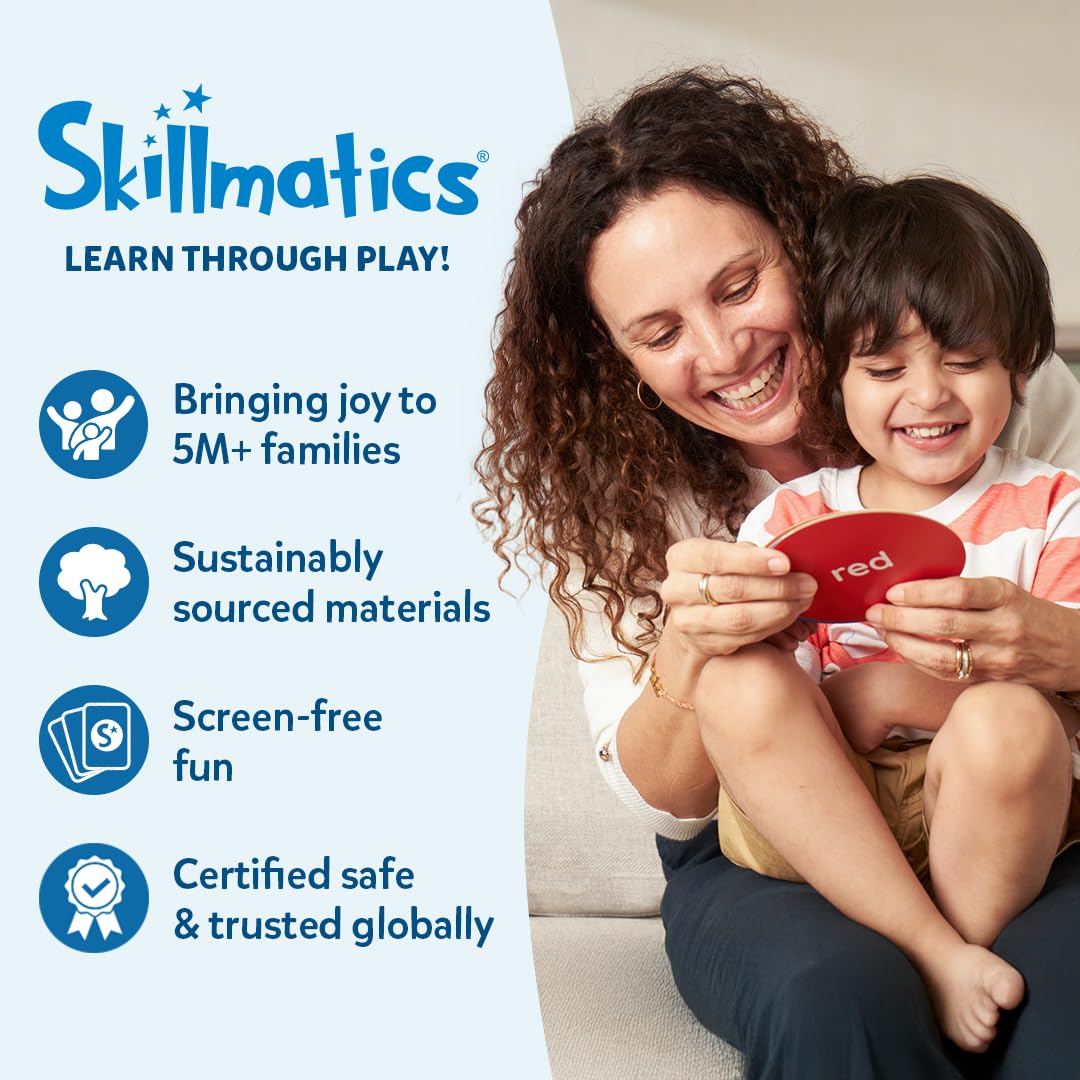 Skillmatics Search and Find Disney Princess Educational Game - Reusable Preschool Learning Activity, Perfect for Toddlers & Kids, Screen-Free Fun, Art & Crafts, Gifts for Boys & Girls Ages 3, 4, 5, 6