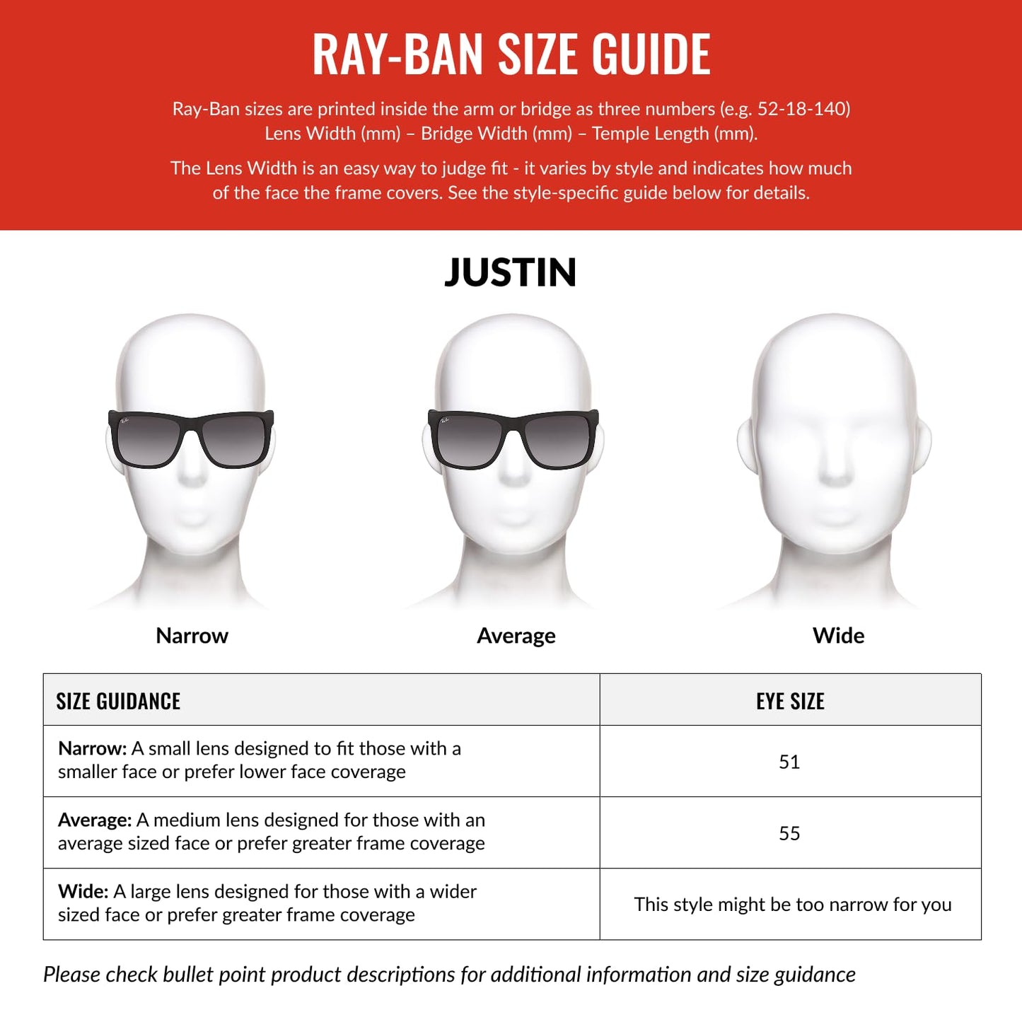 Ray-Ban Womens Rb4165 Justin Sunglasses, Transparent Blue/Polarized Grey Gradient, 54 Mm US