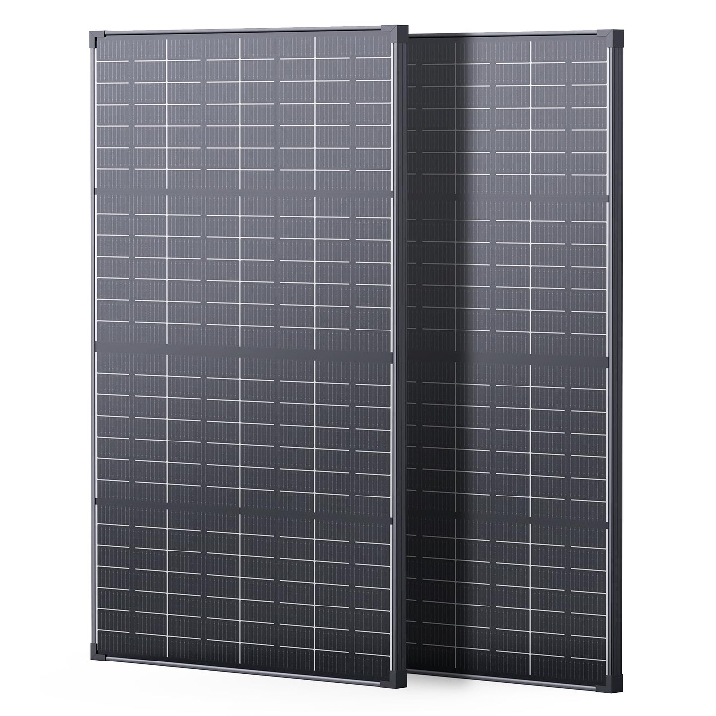 430W Anti-Shading Bifacial Solar Panel,Callsun 2PCS 215 Watt N-Type 16BB Monocrystalline PV Module, Over 25% High Efficiency,Ideal for 12V/24V System,RV,Marine,Power Station,Off-Grid