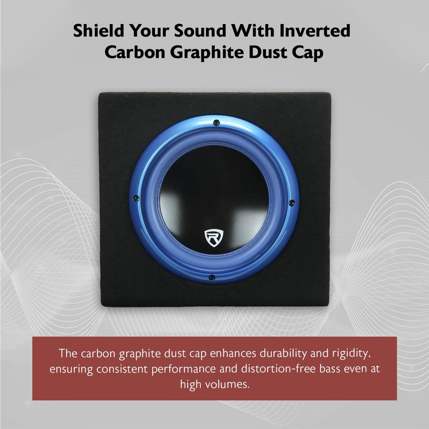 Rockville RVB8.1A 8 Inch 300W Powered Car Subwoofer/Sub Enclosure Box, 4-Ohm, Compact Design, Deep Bass, Wired Bass Remote, for Car Audio Enthusiasts