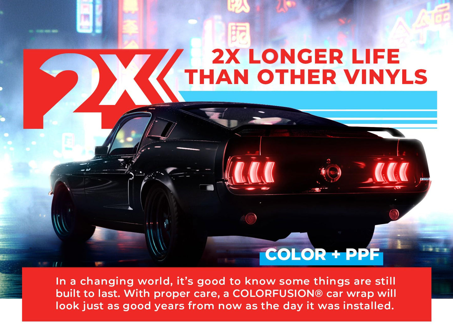 ColorFusion PPF by VViViD, Gloss Piano Black Dry Apply PPF Vinyl Car Wrap Roll 20ft x 5ft