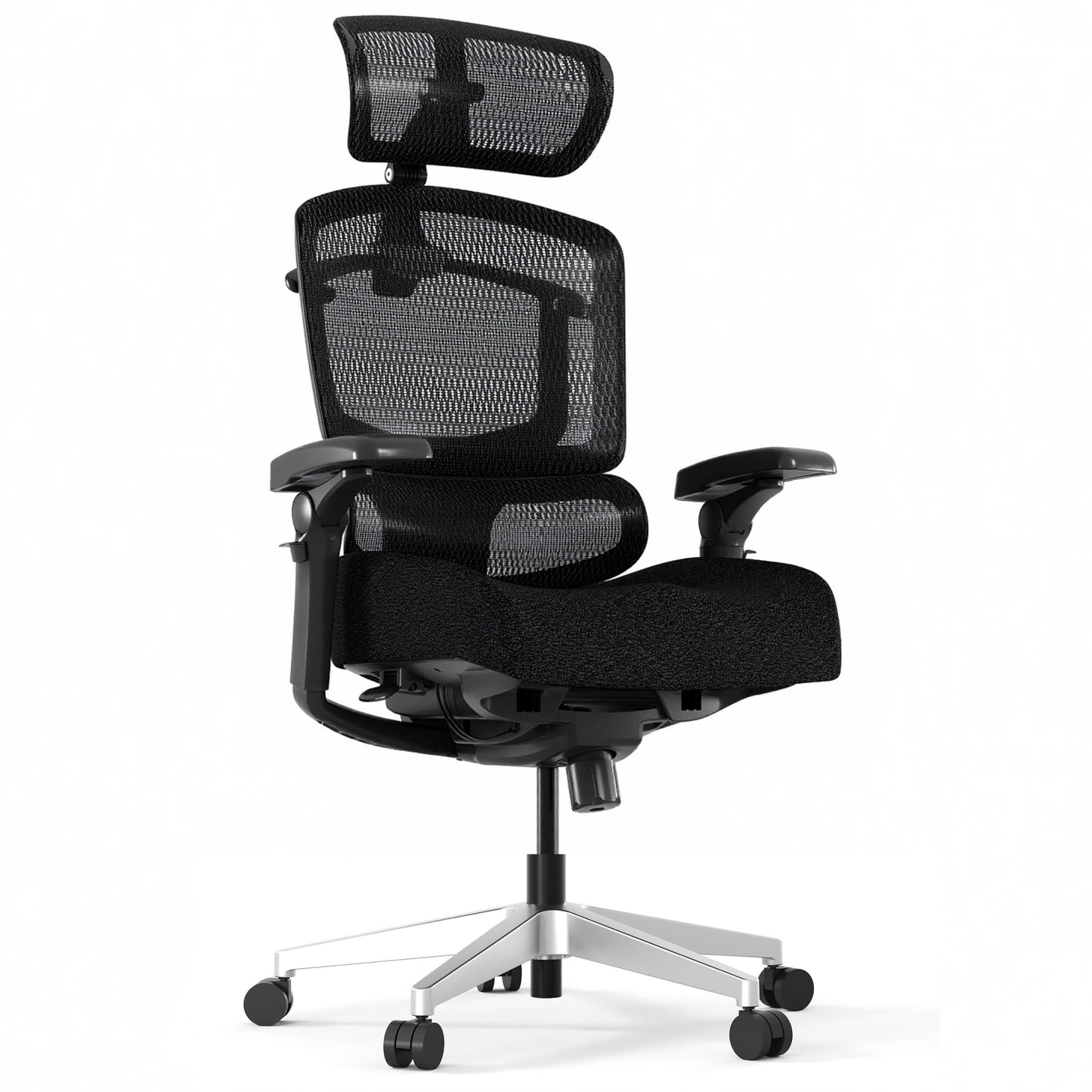 FLEXISPOT ErgoX-PRO Ergonomic Office Chair Black – Cloudtech Cushion, 5D Lumbar, 7D Armrests, 4D Headrest, 551LBS Capacity – Office, Gaming, Home